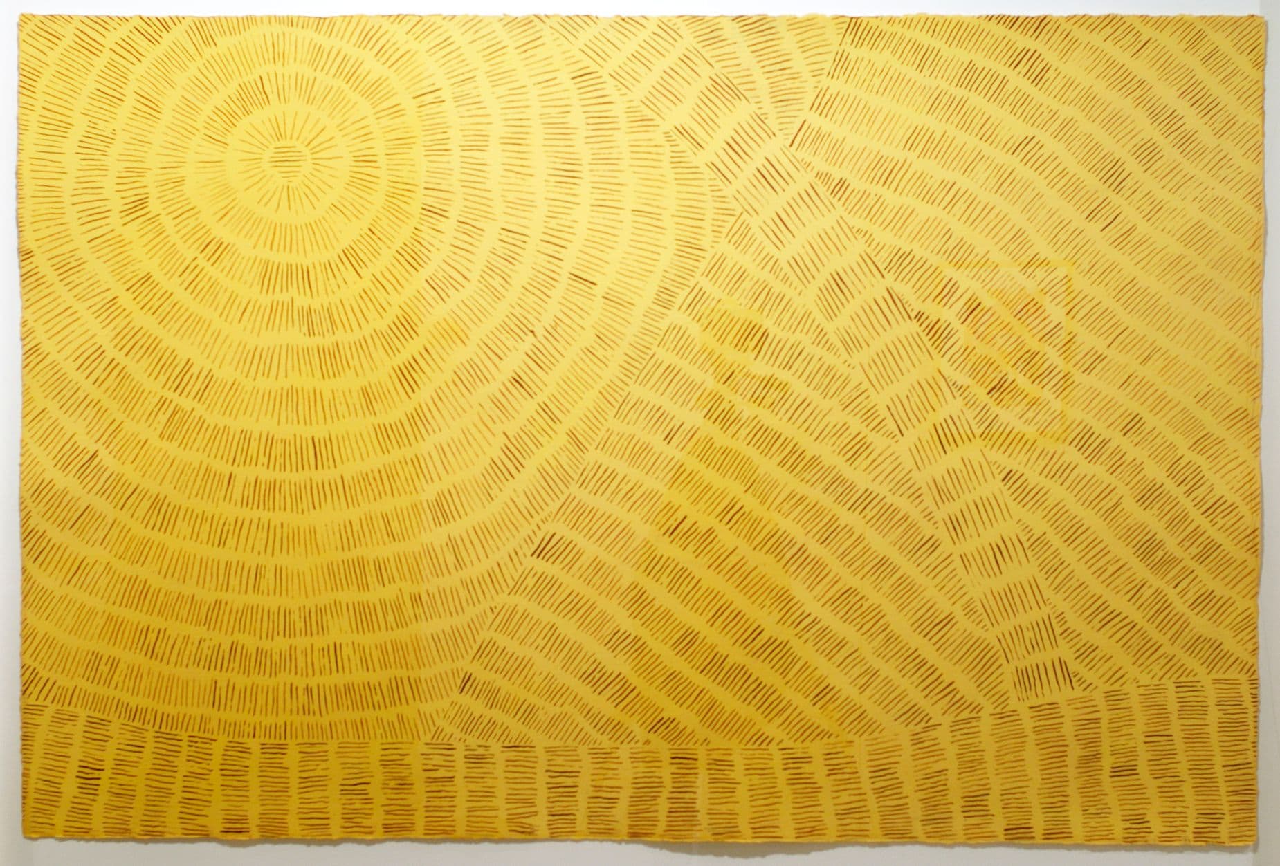 Verk på bild: Eva Berge, Solregn, 2001