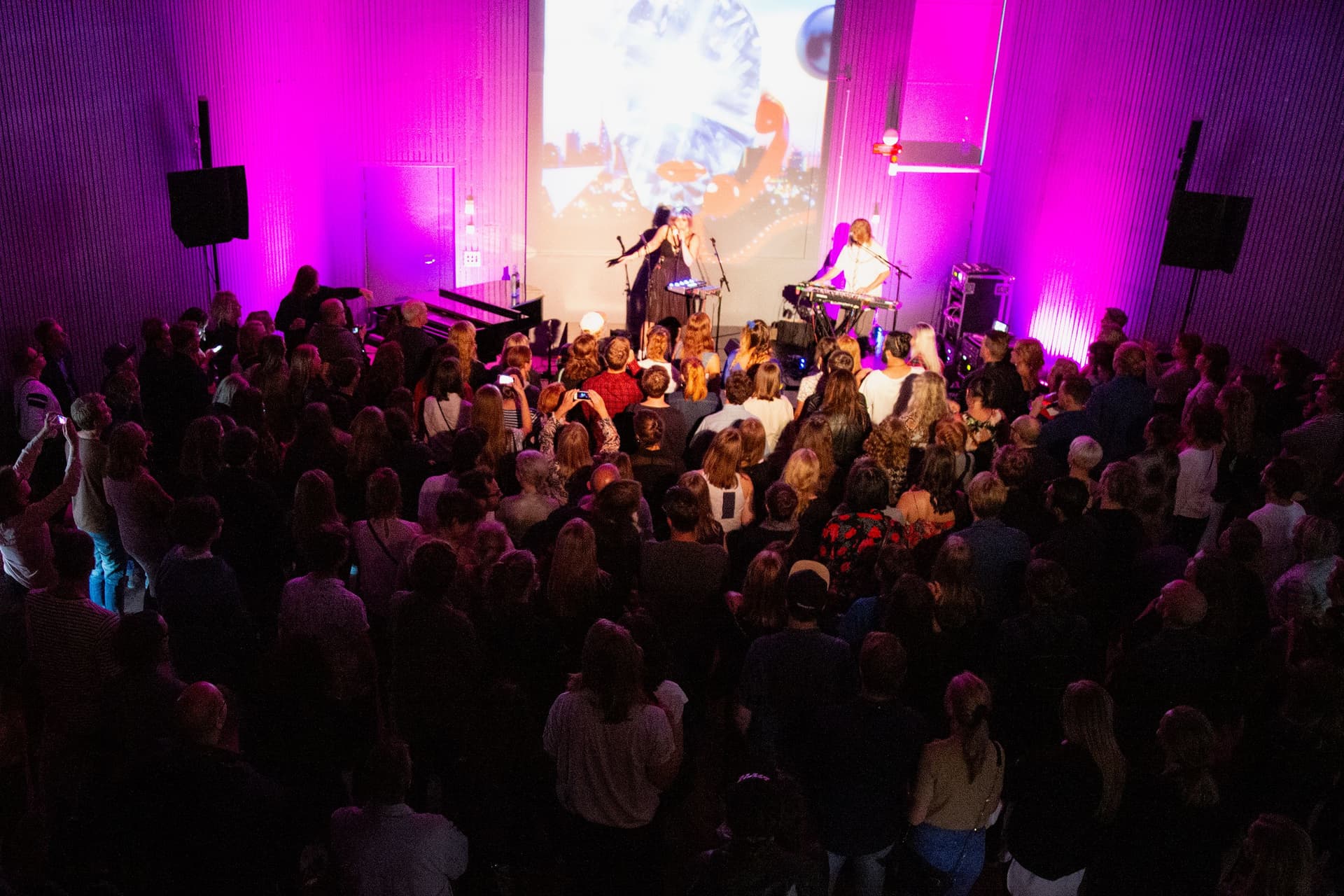 Bild av konsert på museet