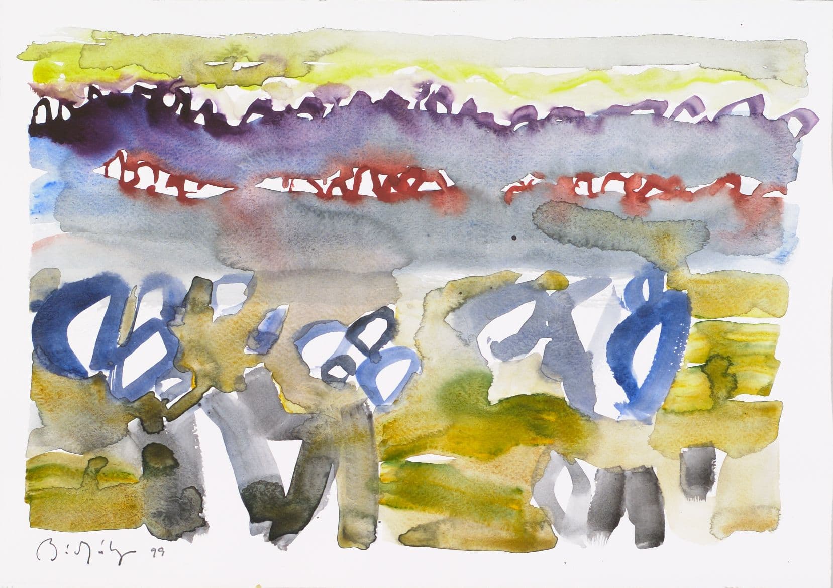 Artwork: Bárður Jákupsson, Faroese Landscape, 1999