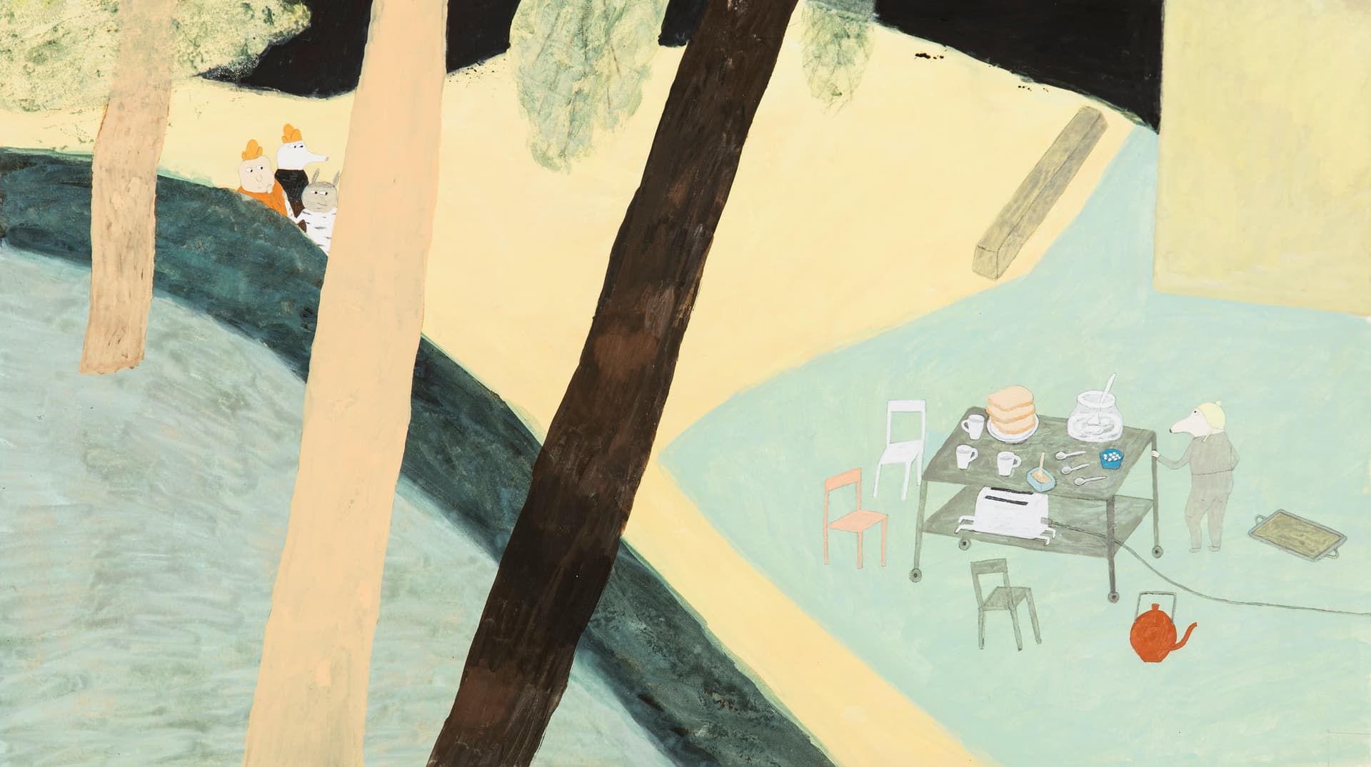 Verk: Eva Lindström, ur boken Alla går iväg, 2014-15