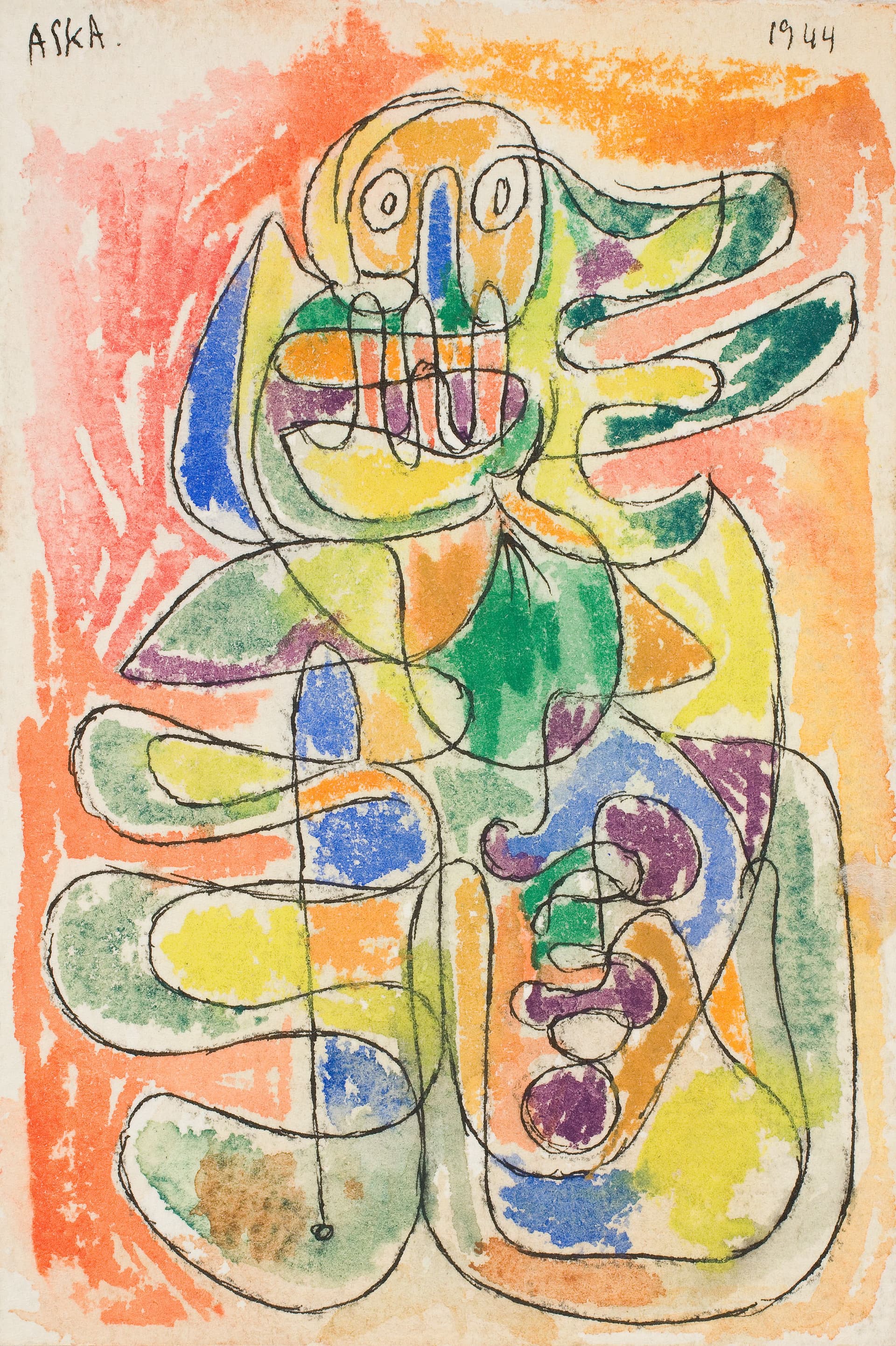 Verk: Asger Jorn, Utan titel, 1944