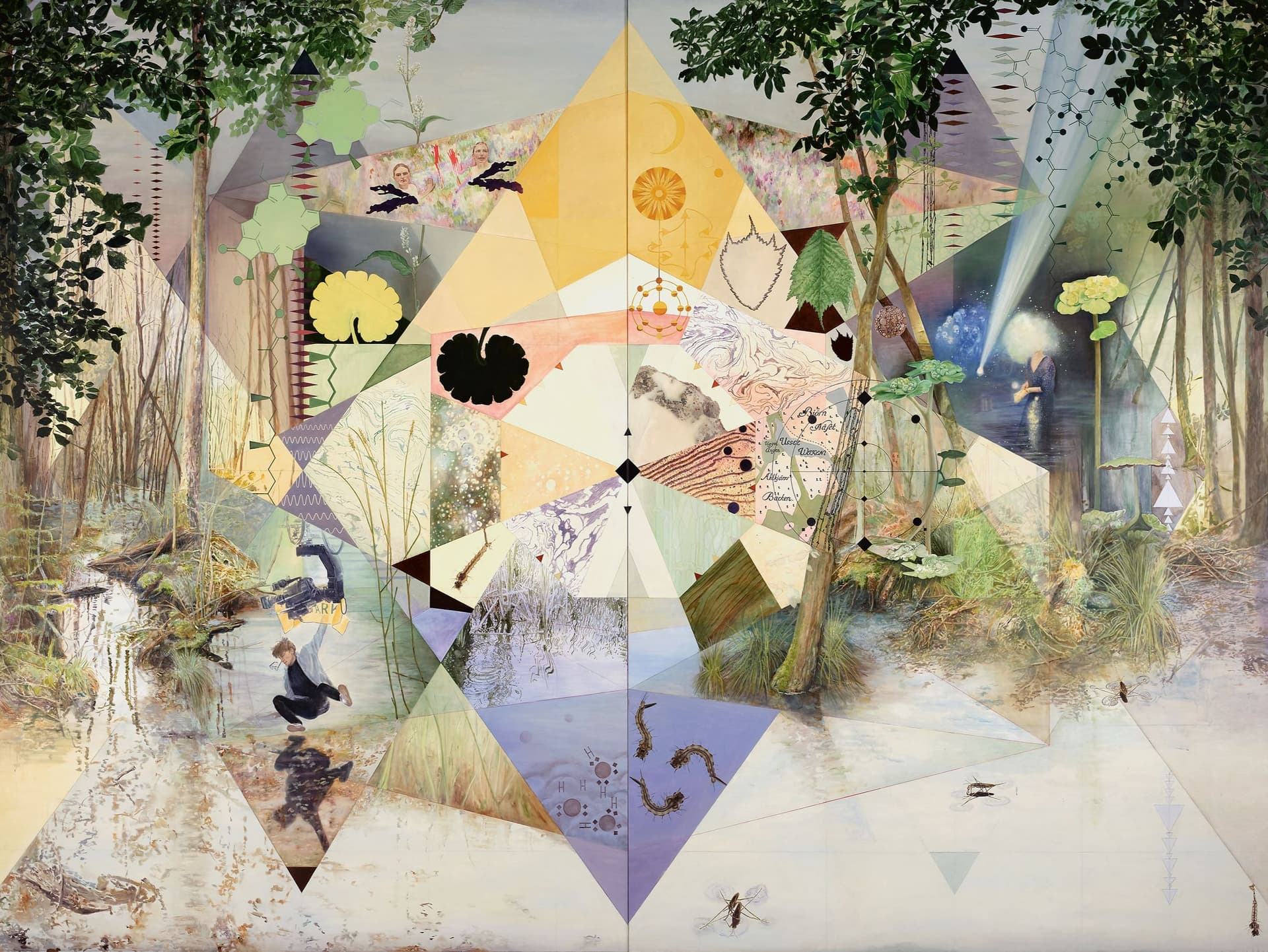 Art work: Christine Ödlund, Four Dimensions of a Swamp, 2023. Firestorm Foundation