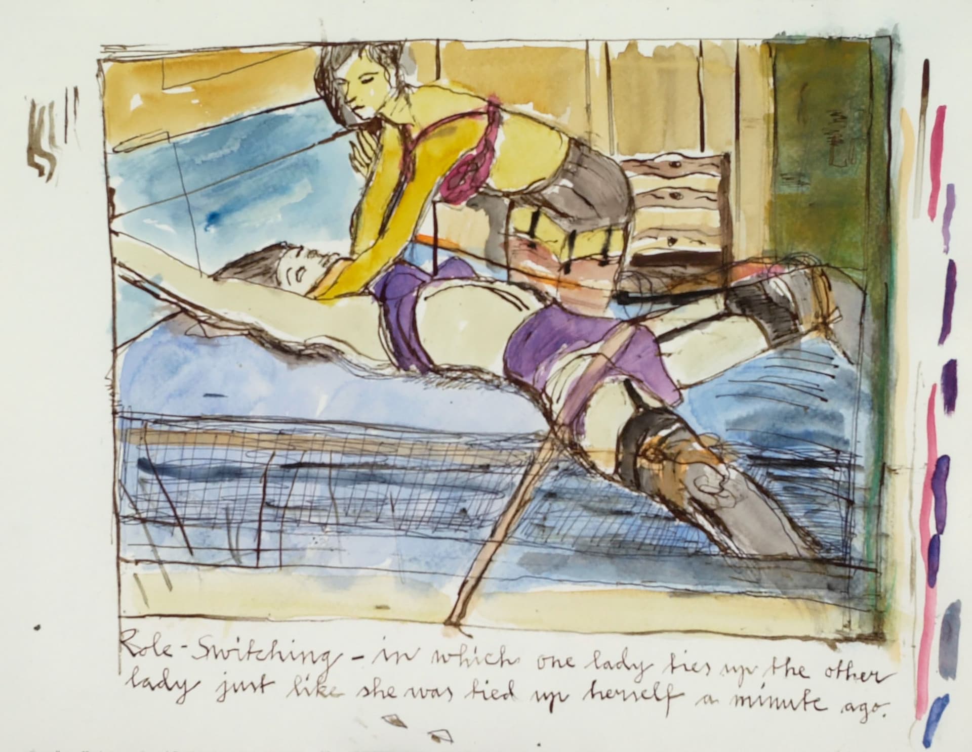 Art work: Alba S Enström, Role Twitching, 1999