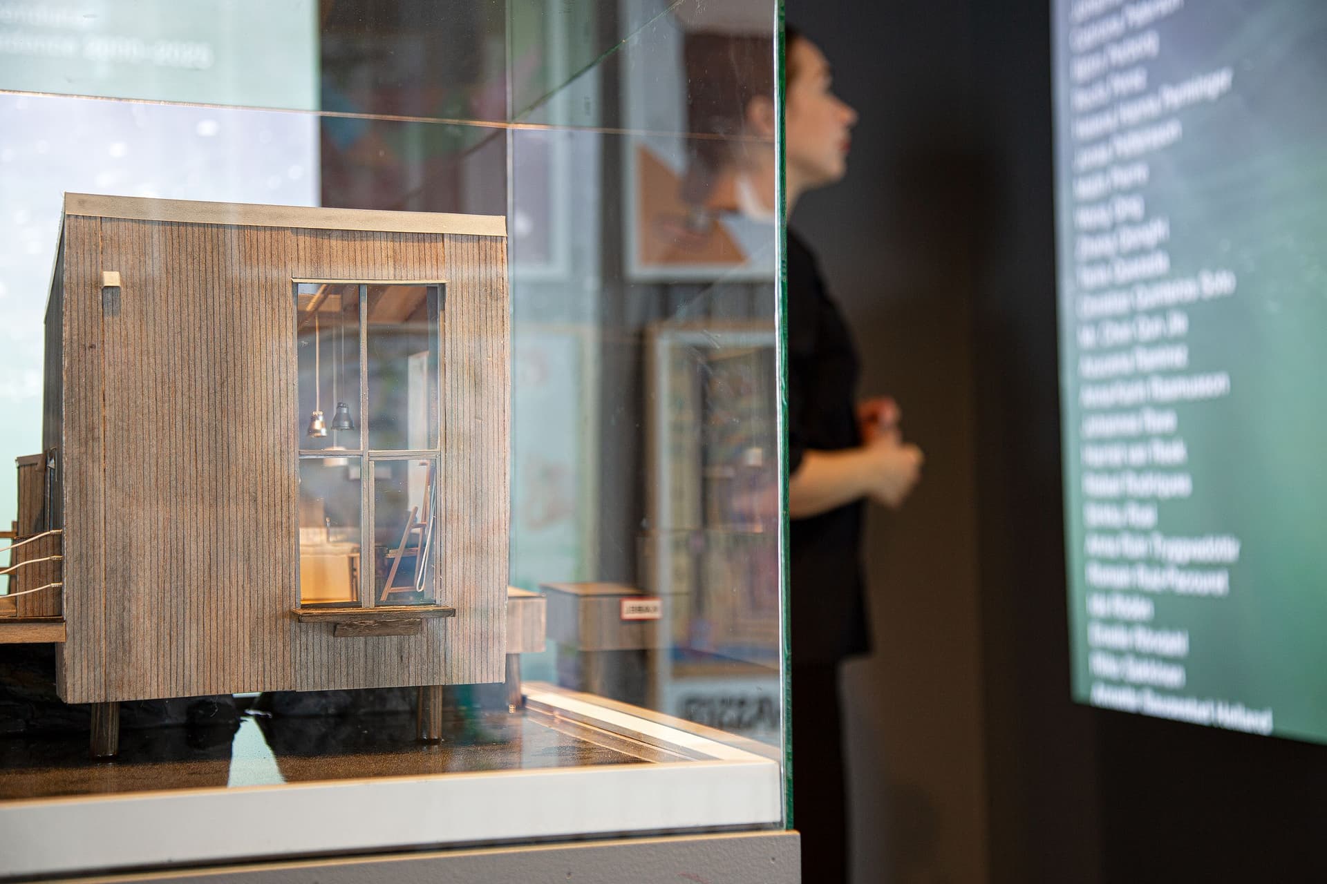 Modell av gästateljé