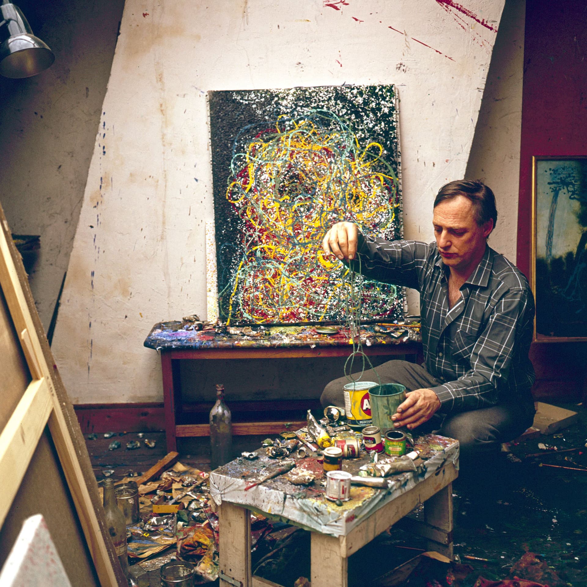 Historiskt fotografi av Asger Jorn