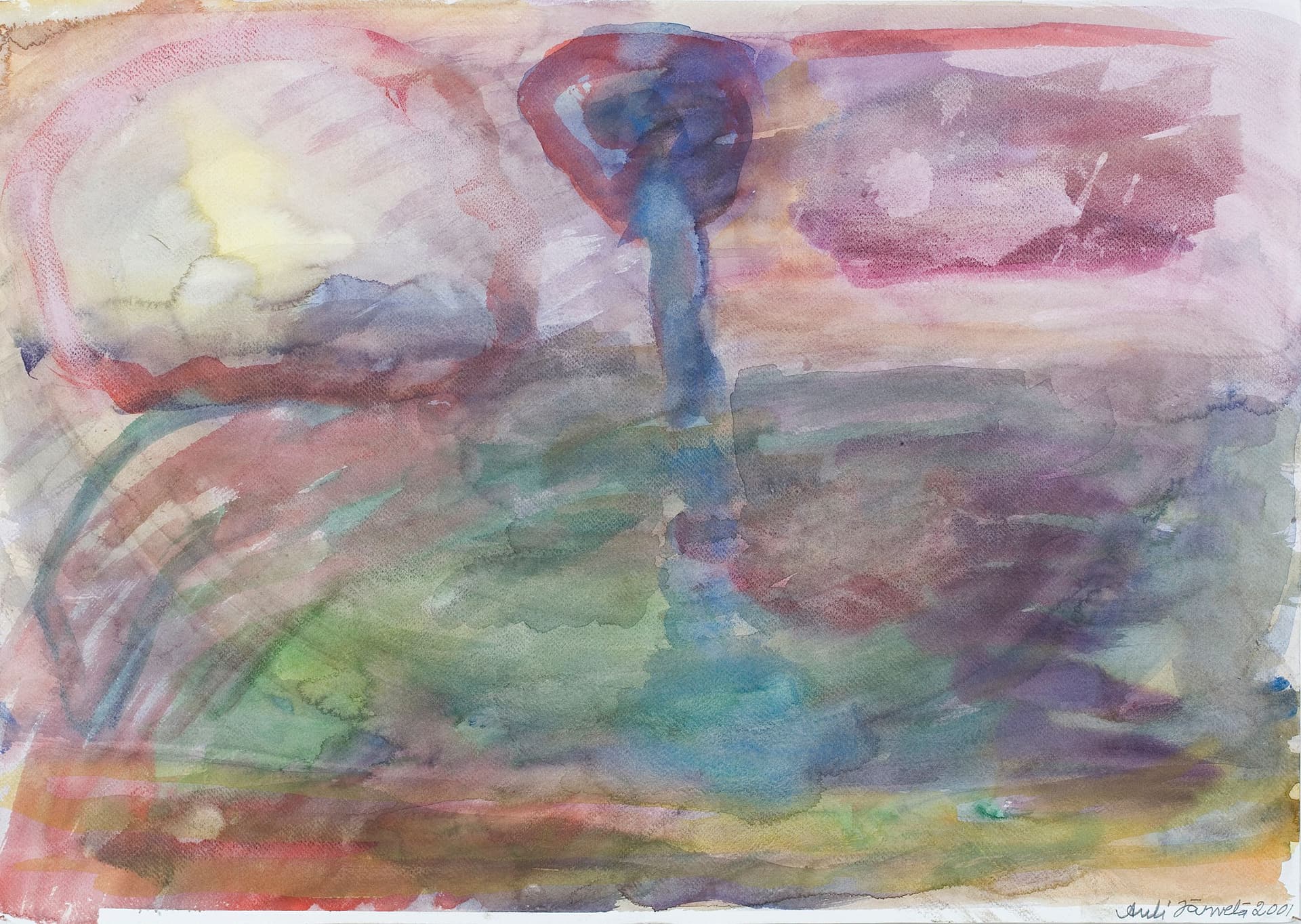 Artwork: Auli Järvelä, Watercolour No. 25, 2001