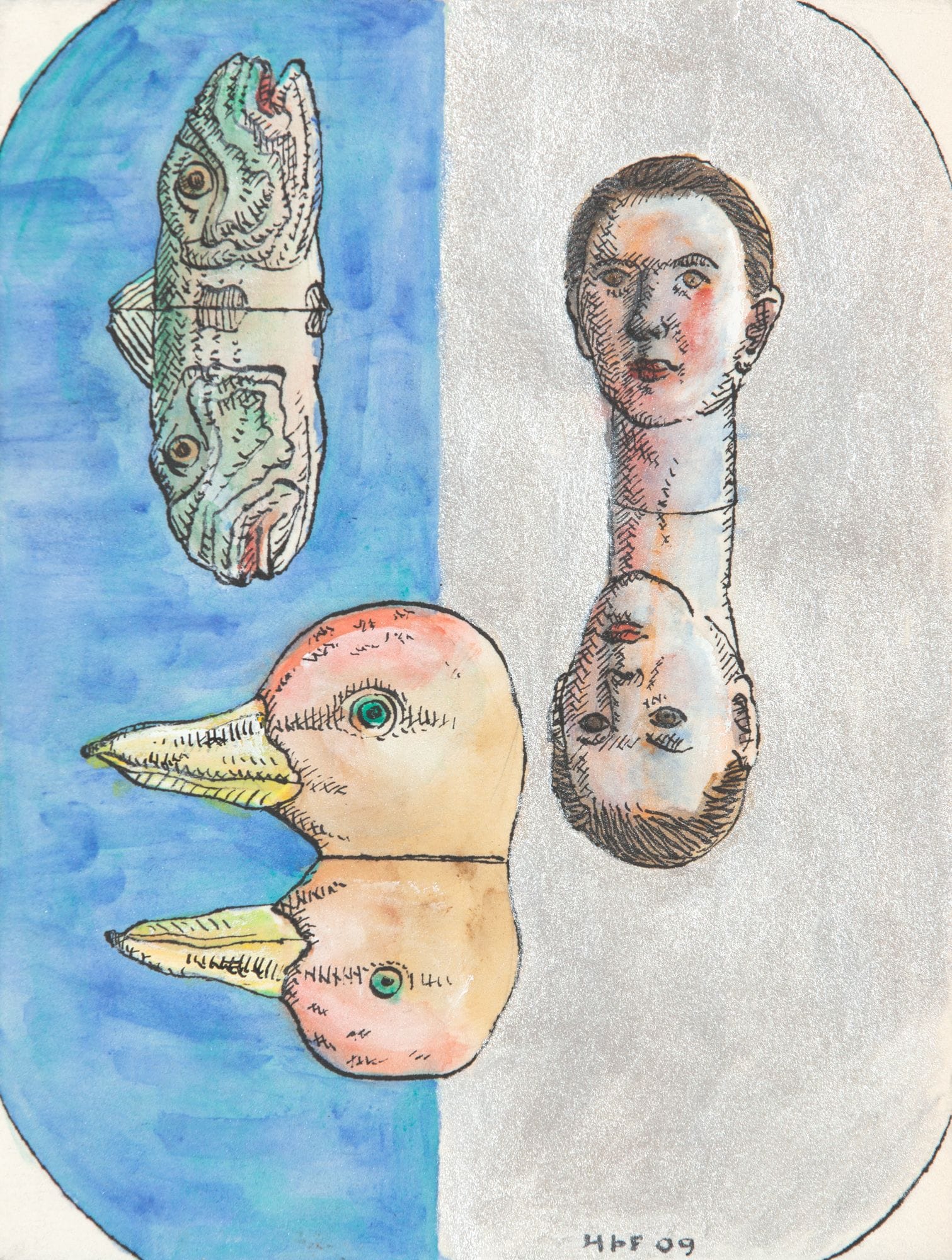 Verk: Helgi Þorgils Friðjónsson, Utan titel, 2009