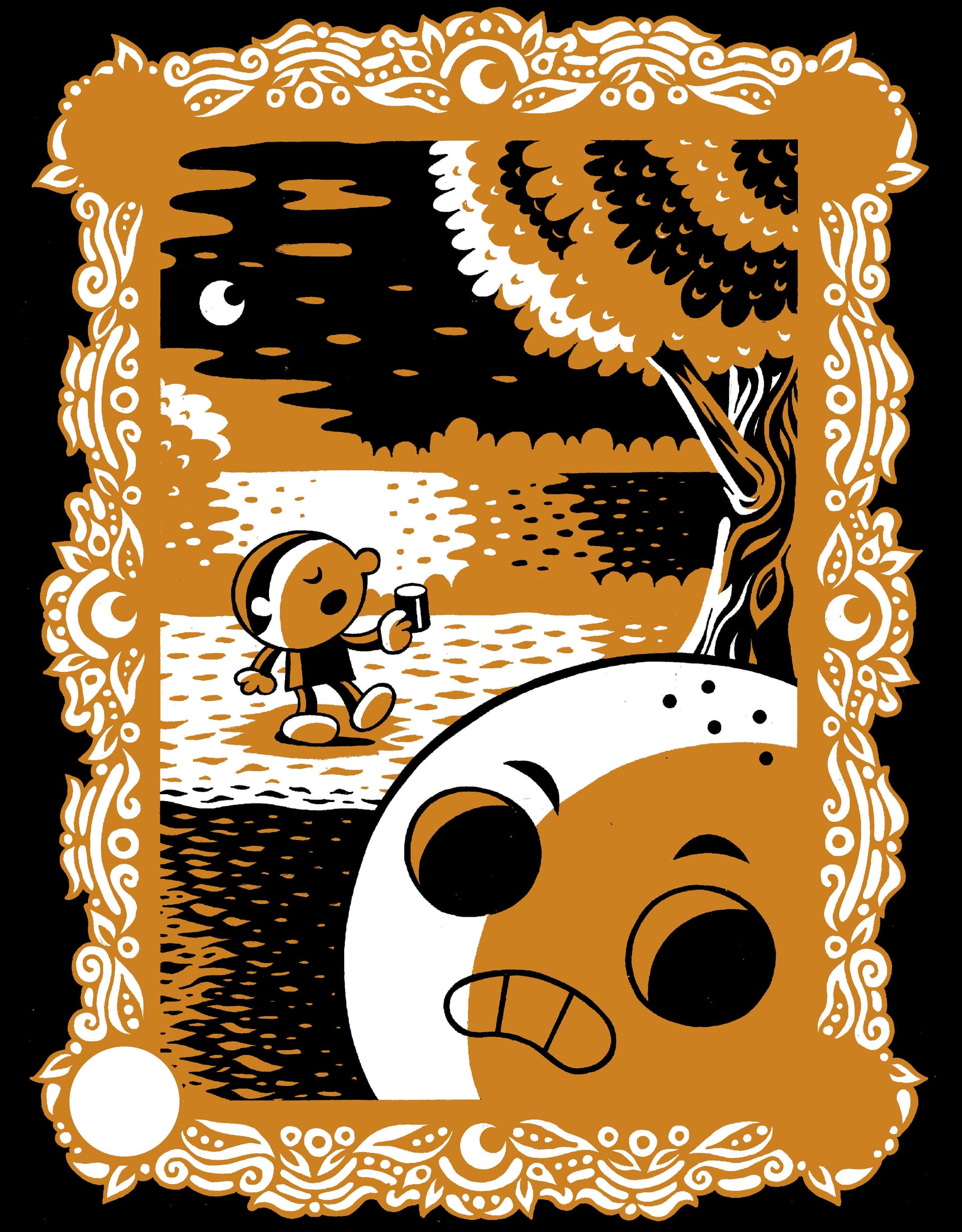 Artwork: Simon Gärdenfors, from the comic book Död kompis ("Dead Friend") II, 2010