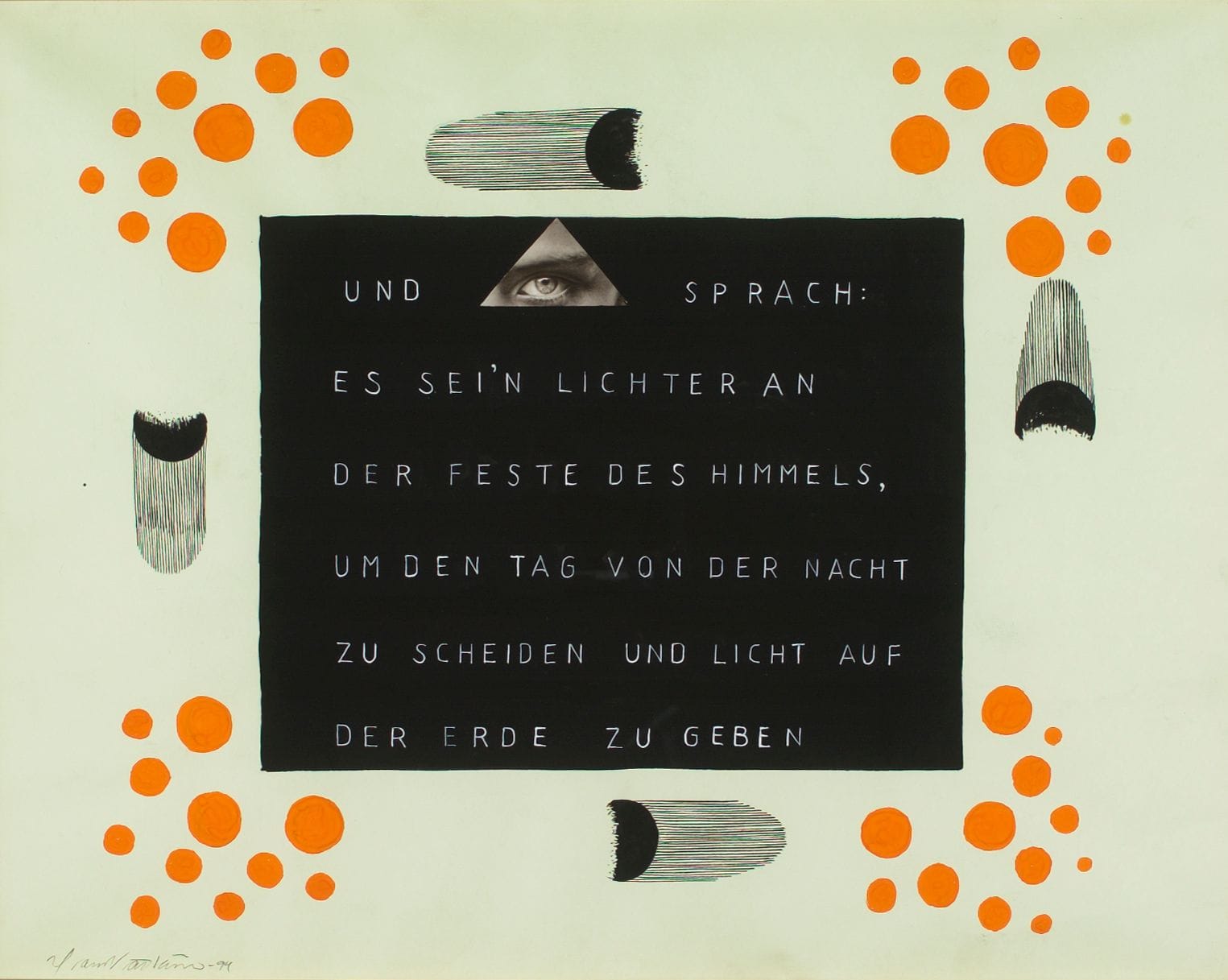 Konstverk: Hannu Väisänen, Und Gott sprach..., 1994