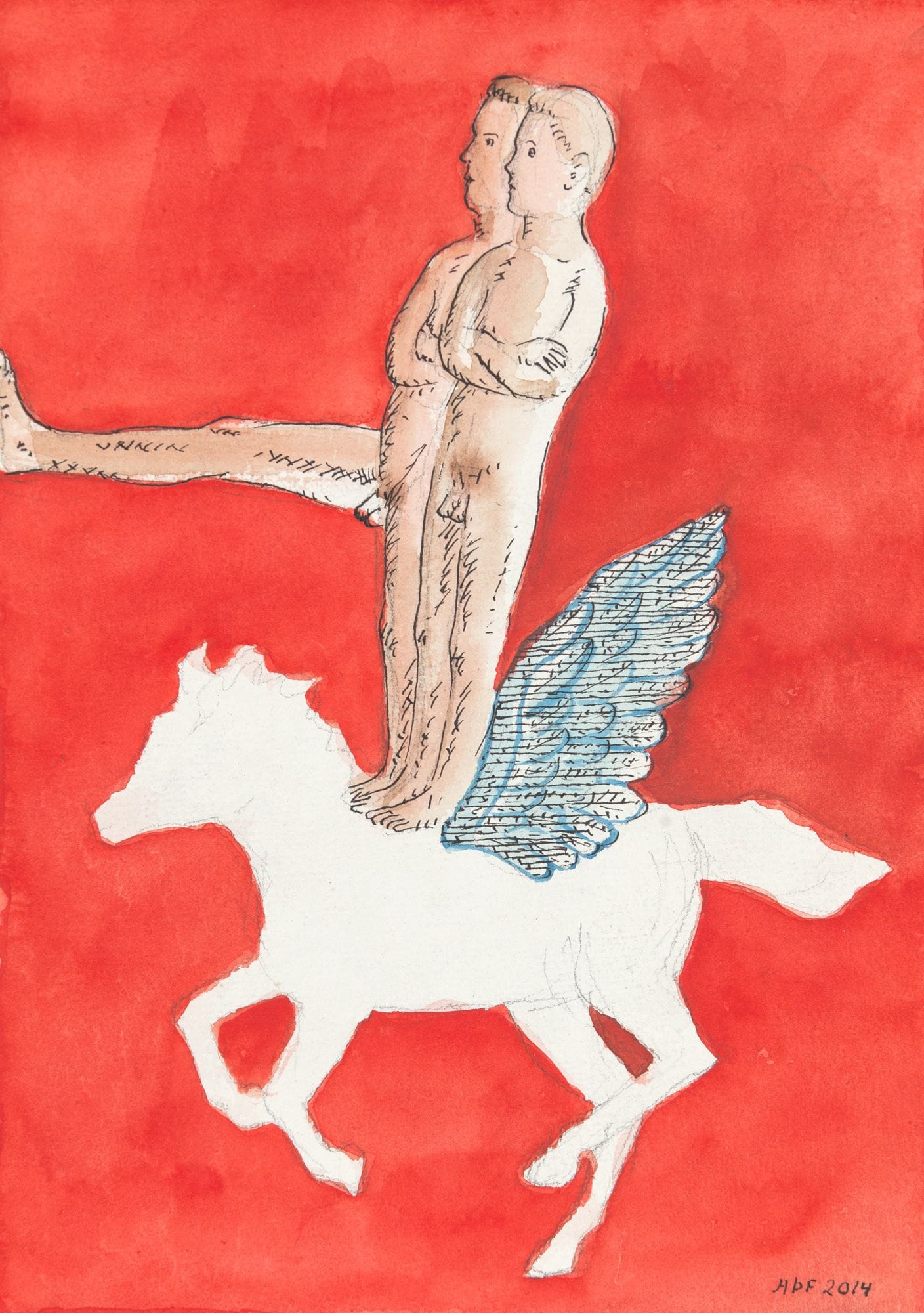 Verk: Helgi Þorgils Friðjónsson, Utan titel, 2014