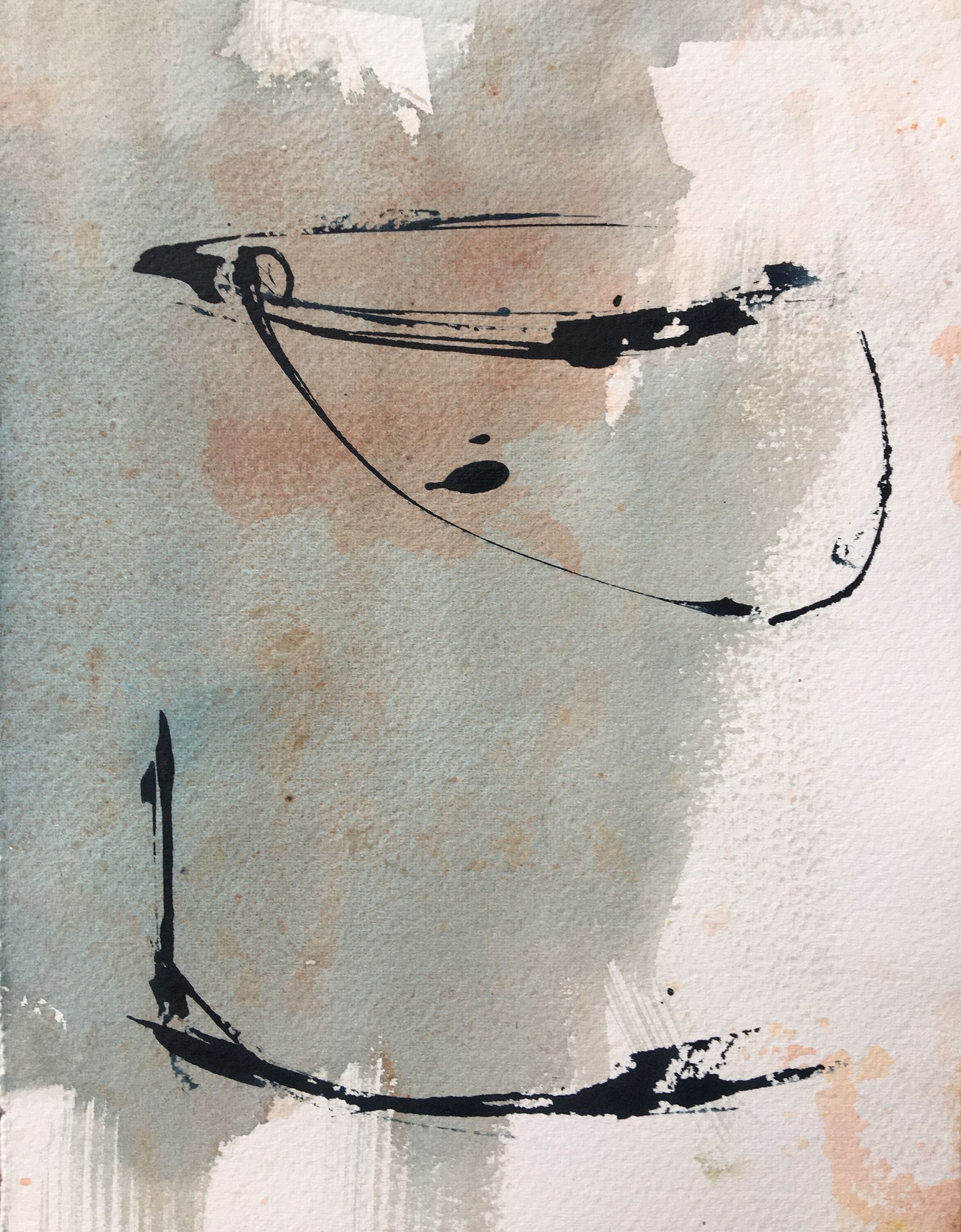 Watercolour painting depicting a bucket