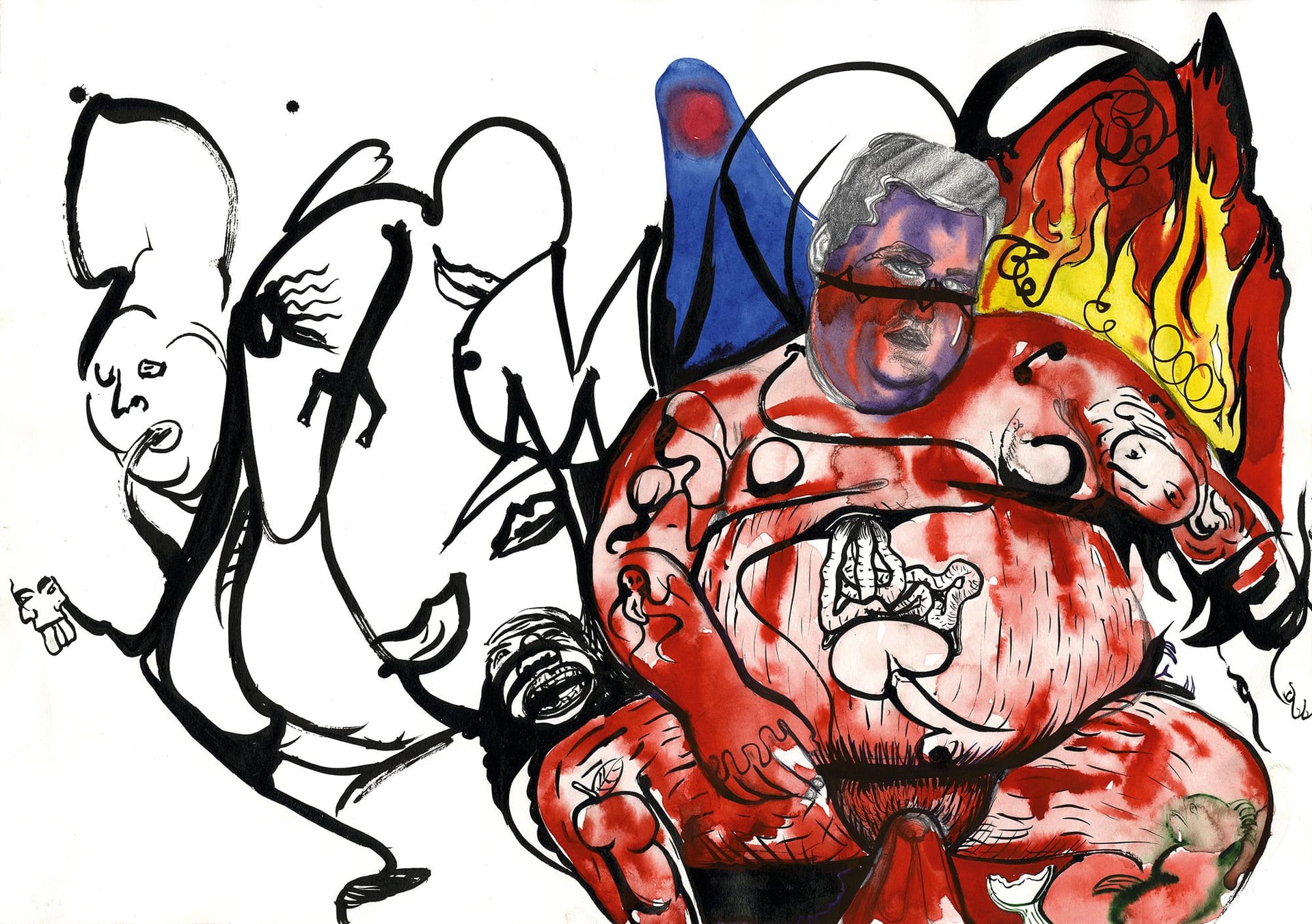 Konstverk: Jukka Korkeila, Angel and Devil, 2001