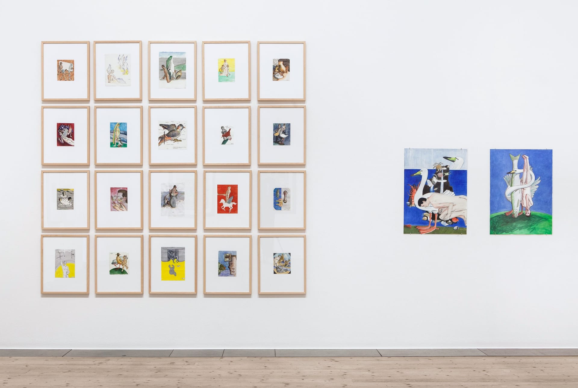 Foto ur utställning på Nordiska Akvarellmuseet 2015.