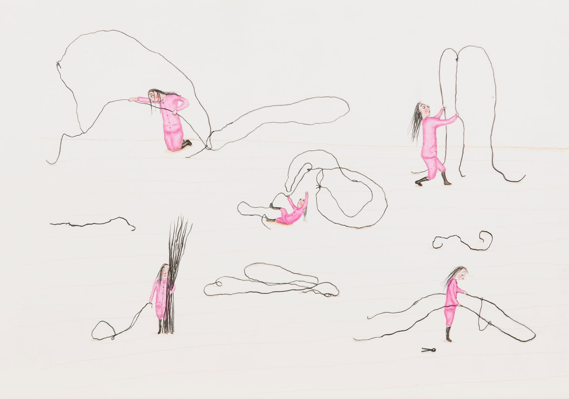 Artwork: Harriët van Reek, from the book Letterdromen met Do, 2007