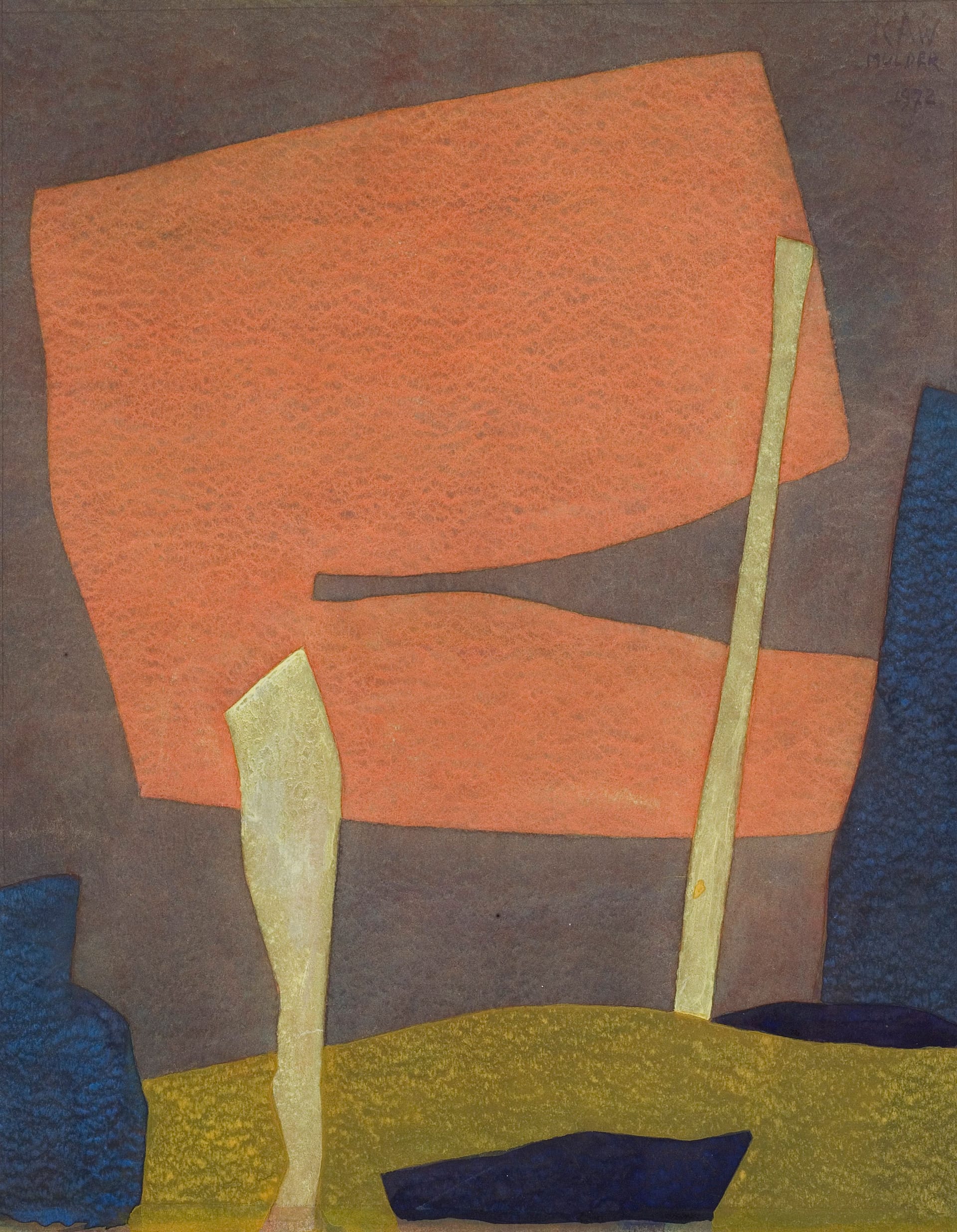 Verk: Jan Mulder, Utan titel, 1972