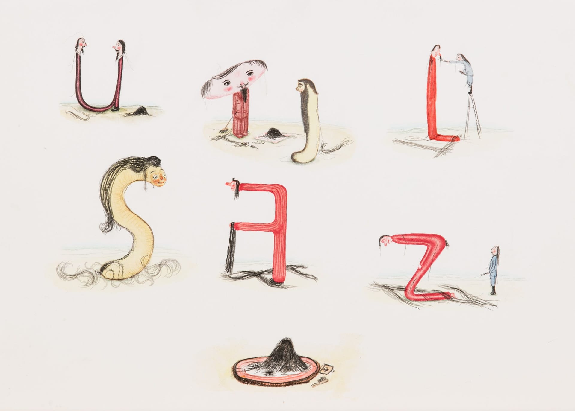 Art work: Harriët van Reek, from the book Letterdromen met Do, 2007