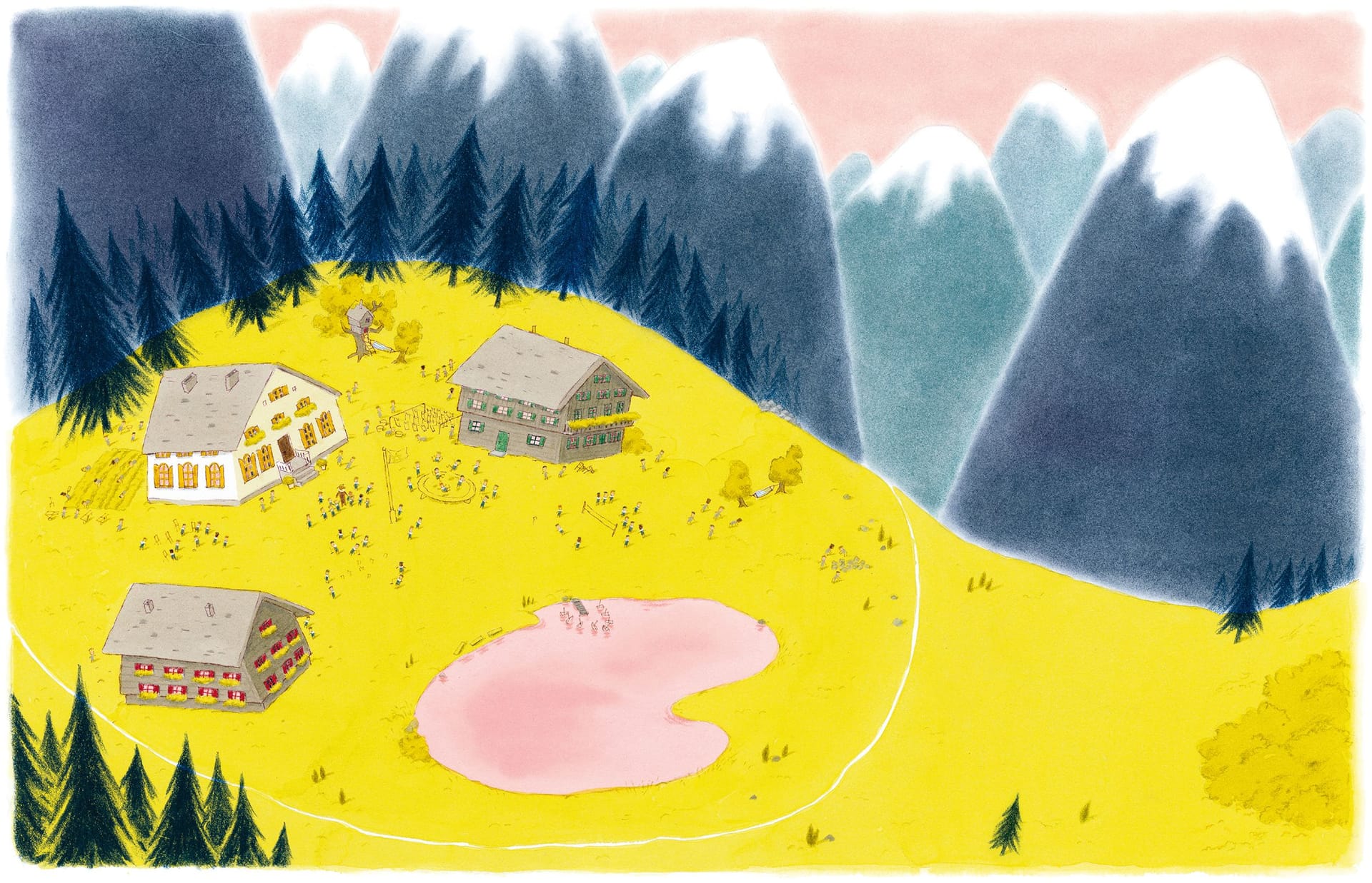 Pija Lindenbaum, from the book Vitvivan och Gullsippan, 2021