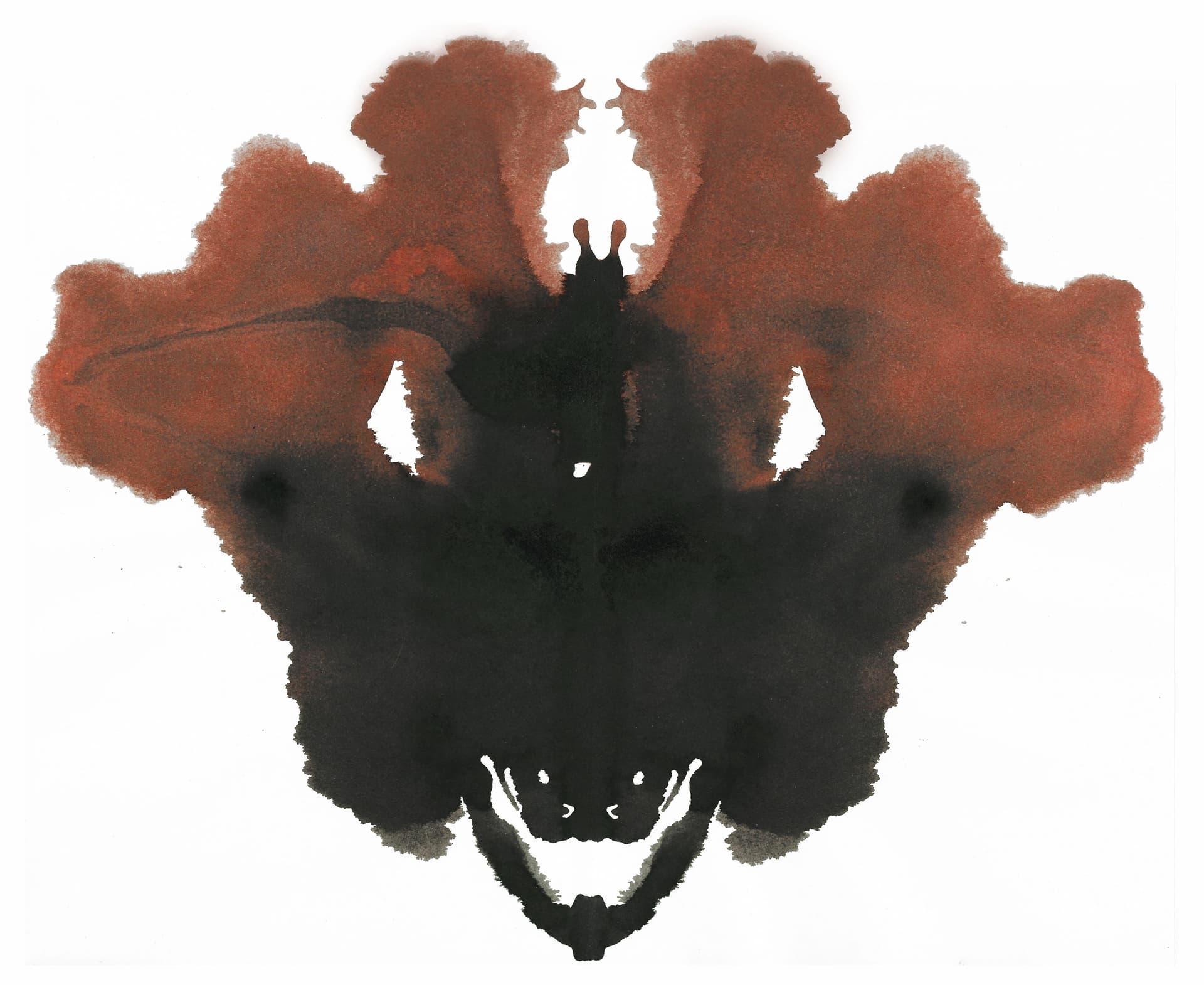 Vikbild i svart och röd