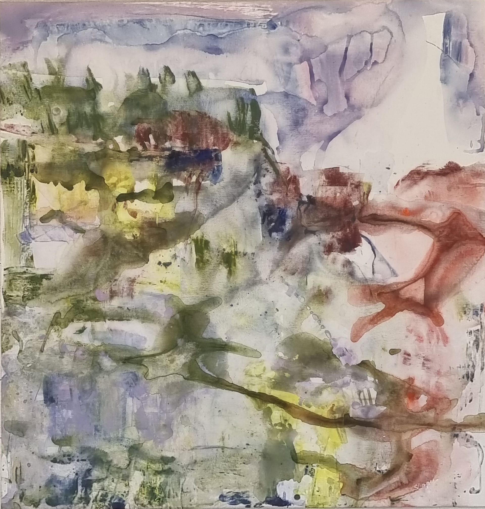 Susanne Lager, Toward evening clearing, 2022