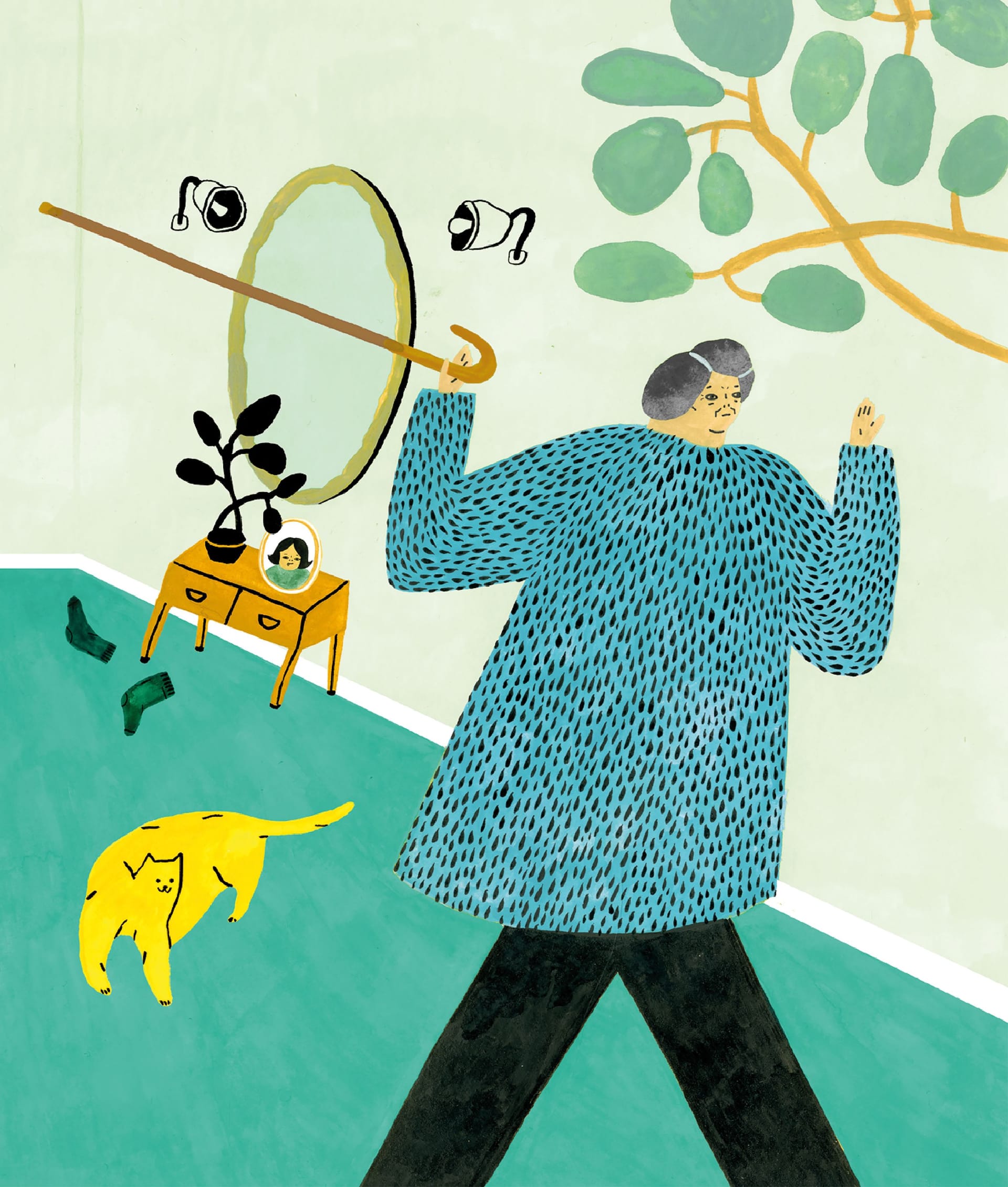 Ida Sundin Asp, from the picture book Idag vet jag inte vem jag är, 2015