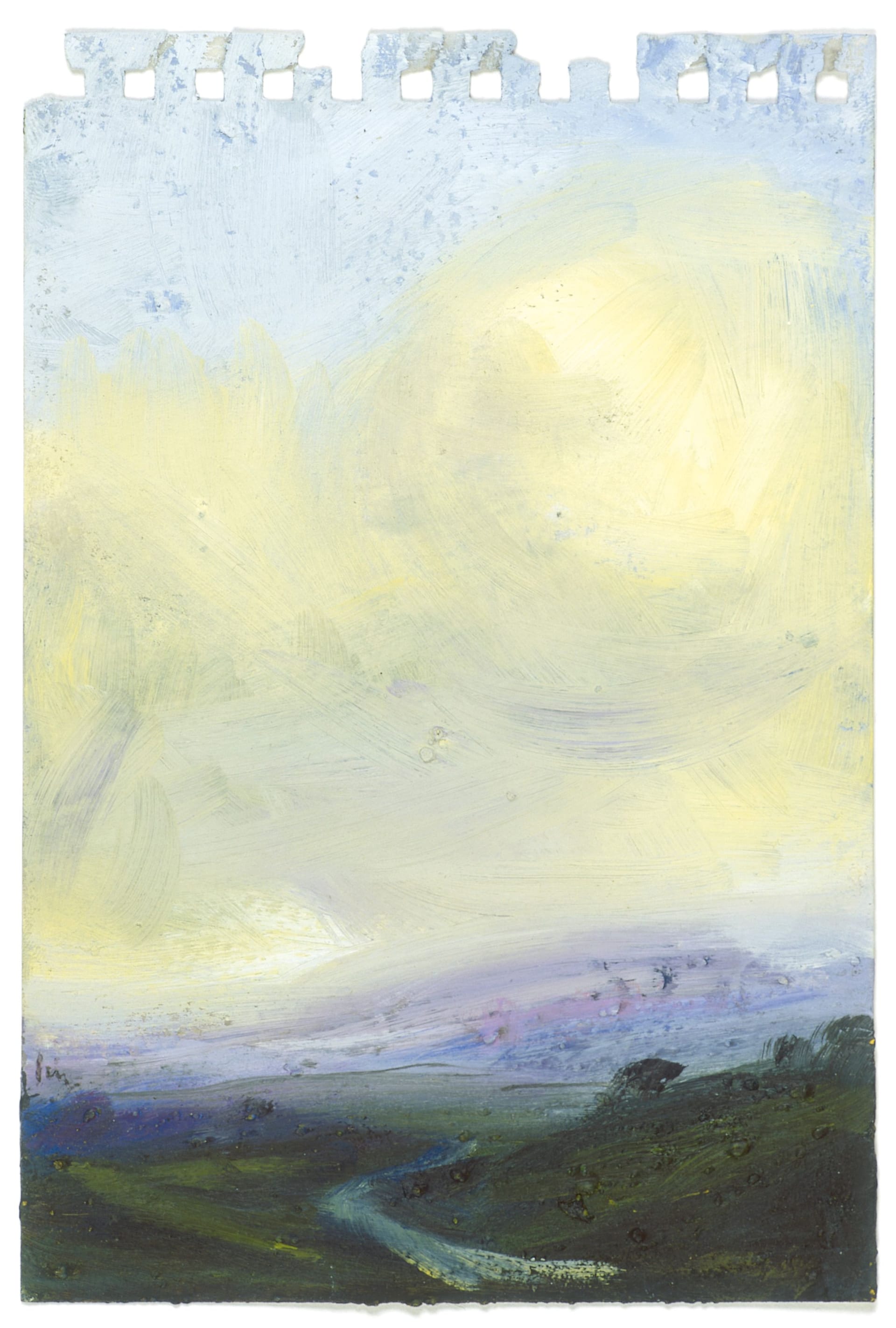 Konstverk: Peter Frie, Landskap II, 2000
