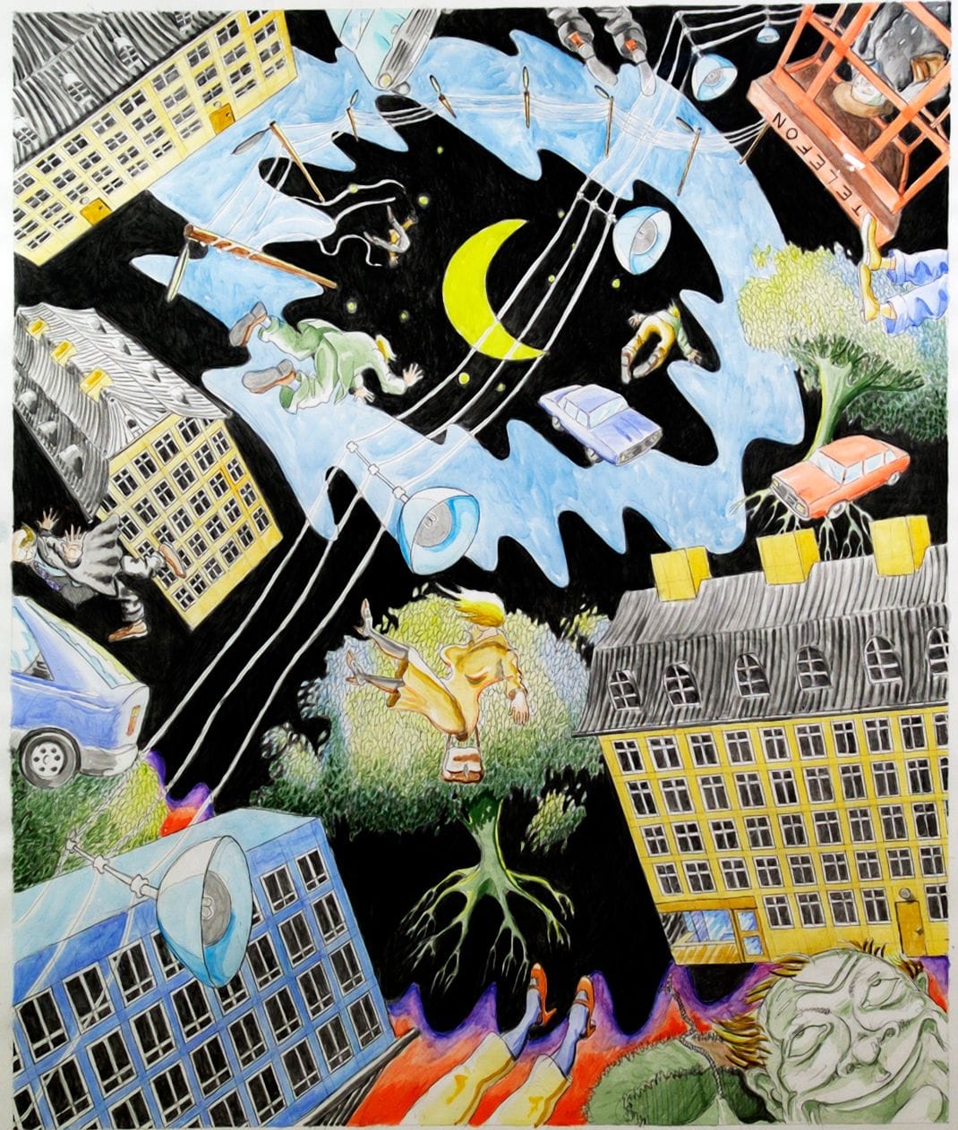 Artwork: Peter Land, Hurricane III Copenhagen 11 December 1999, 2000