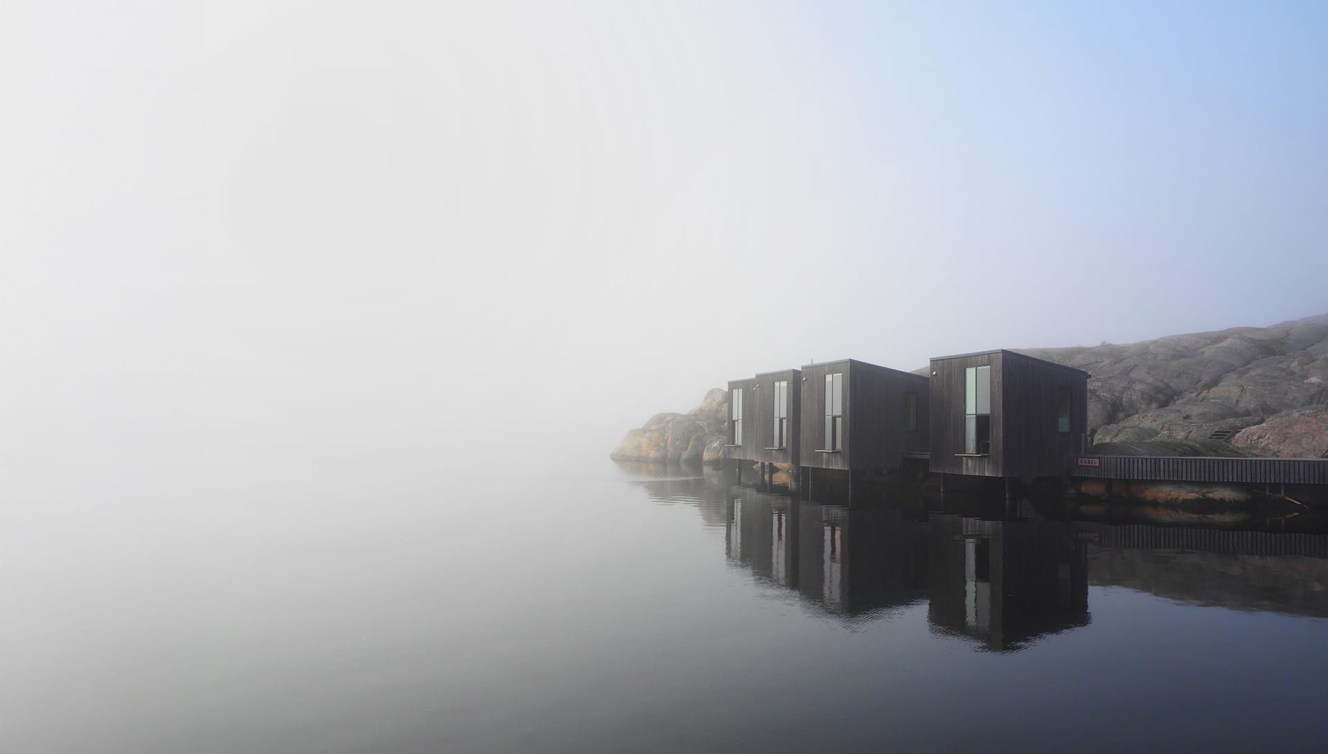The guest studios at the Nordic Watercolour Museum