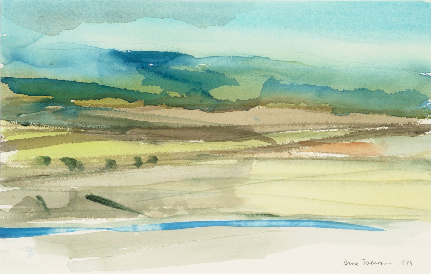 Arne Isacsson, Icelandic landscape, 1994