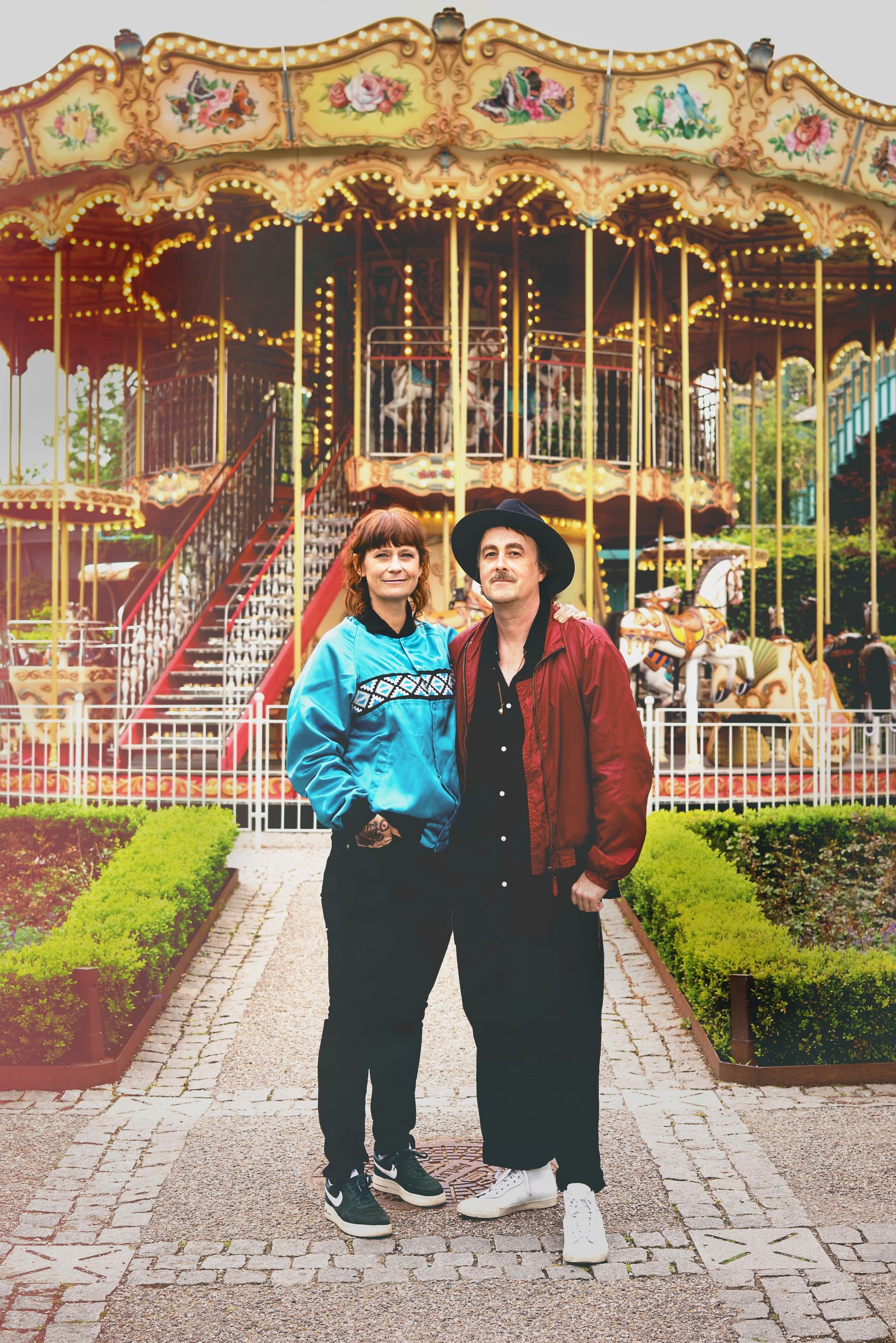 Porträtt av artisterna i Steget