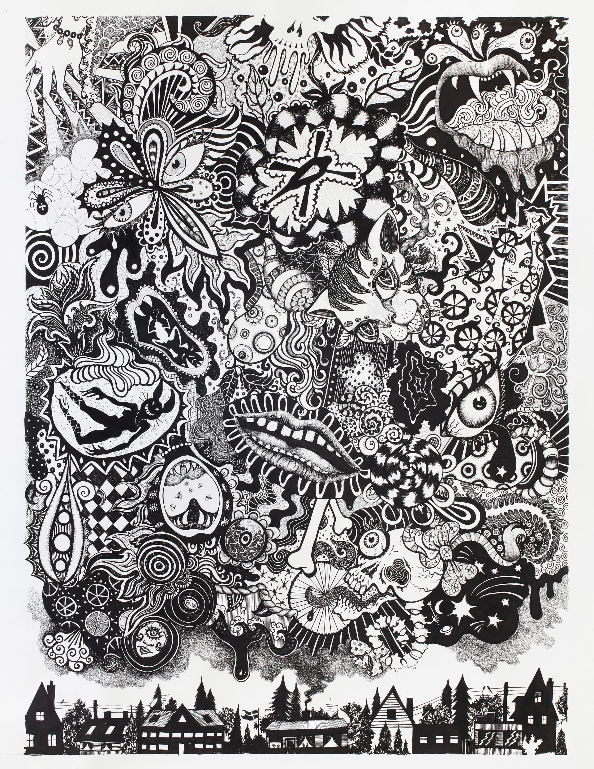Art work: Julie Nord, The Smoke from the Chimney, 2009