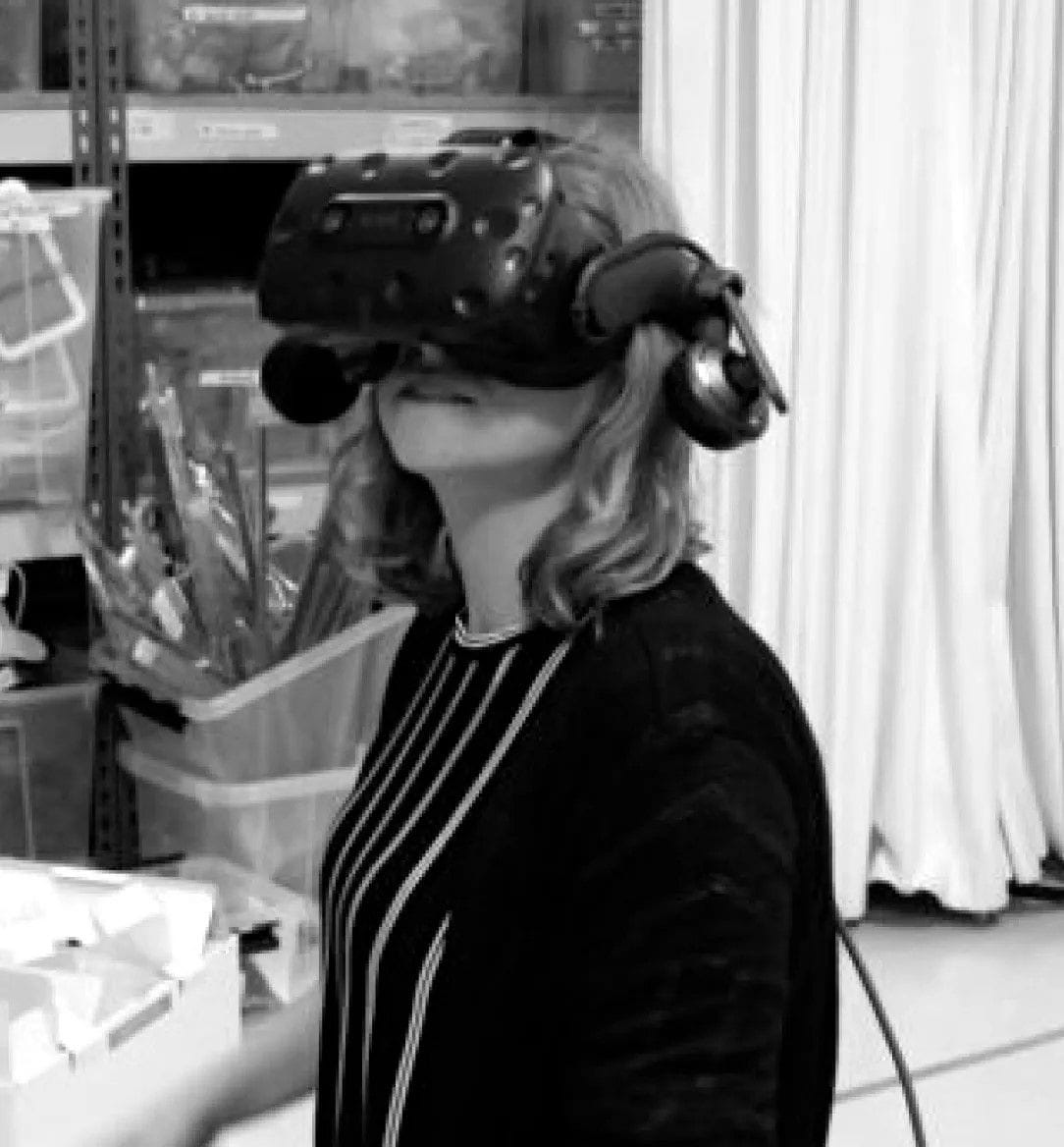 Person i VR-set