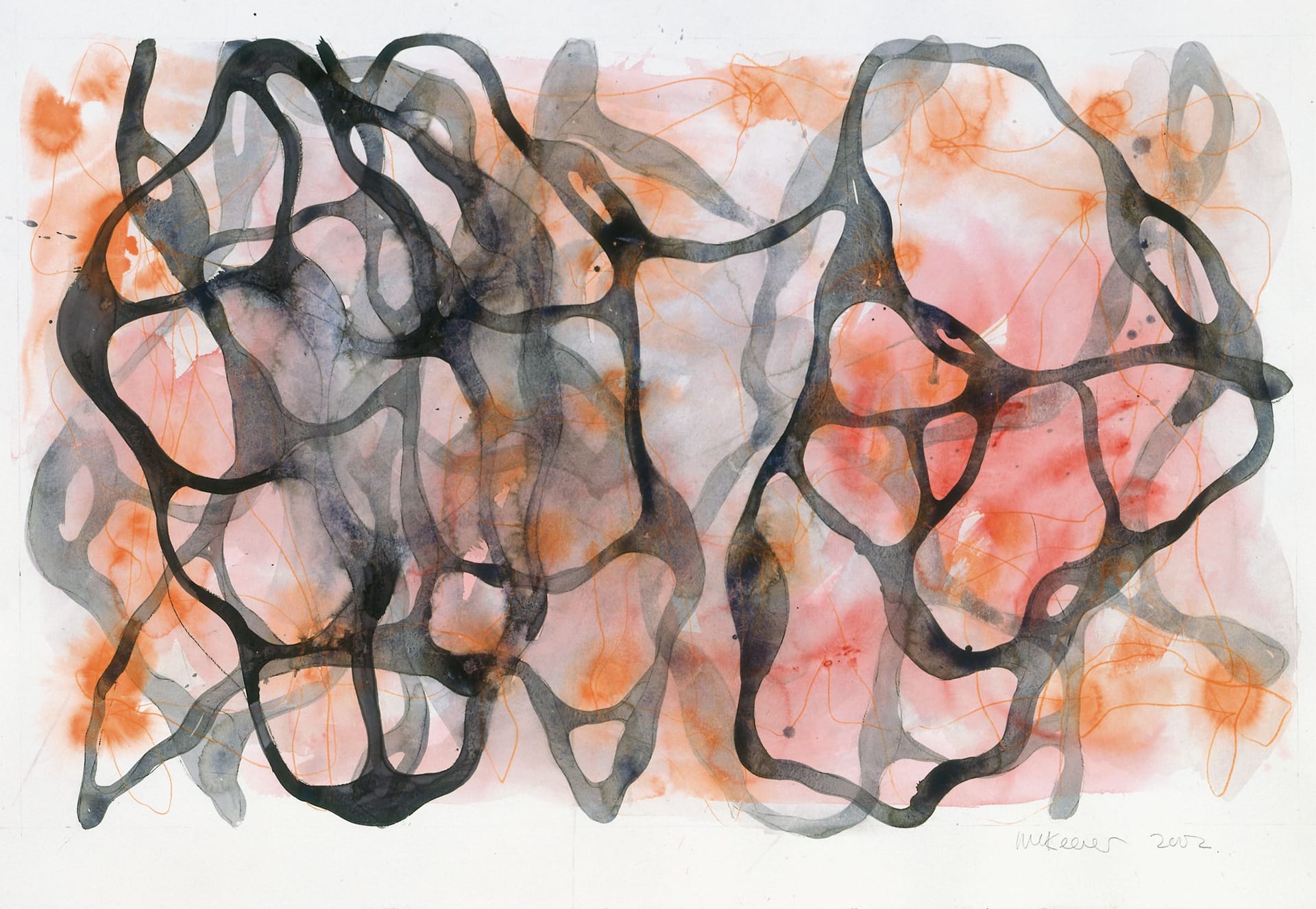 Konstverk: Ian McKeever, Four Quartet Series – Here, No 5, 2002