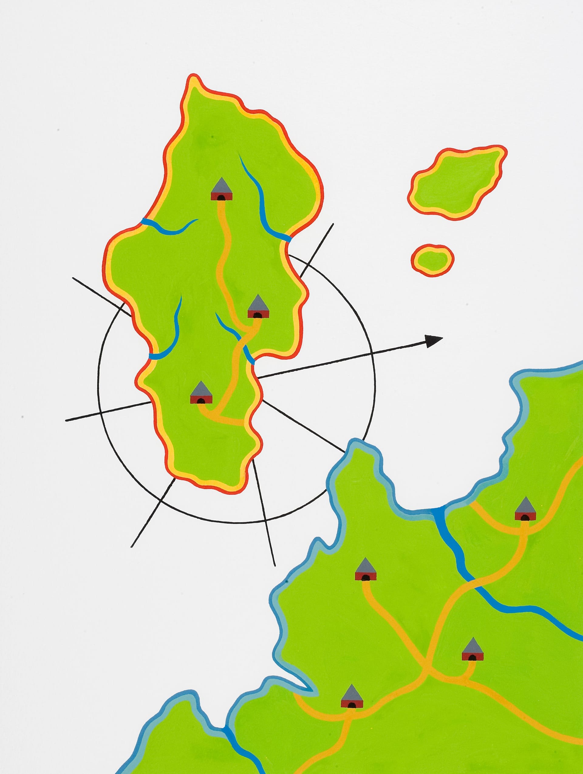 Art work: KG Nilsson, New land, 1999