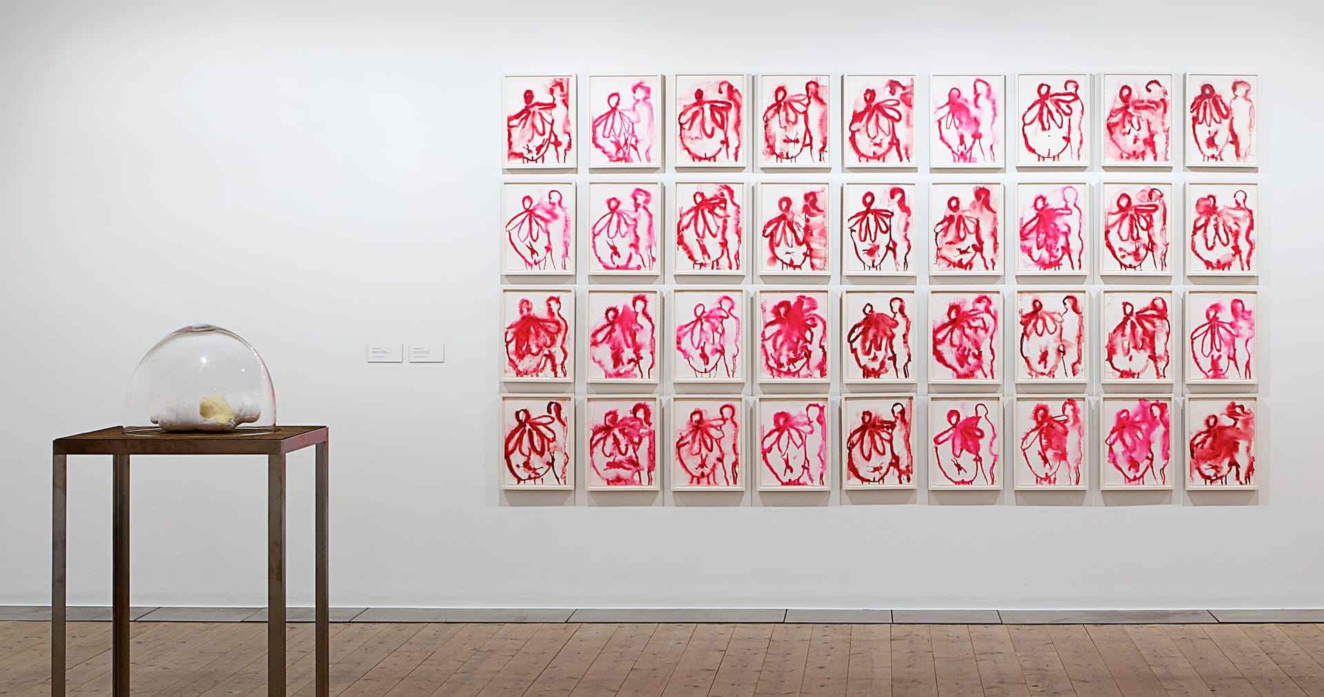 Från utställningen med Louise Bourgeois på Nordiska Akvarellmuseet