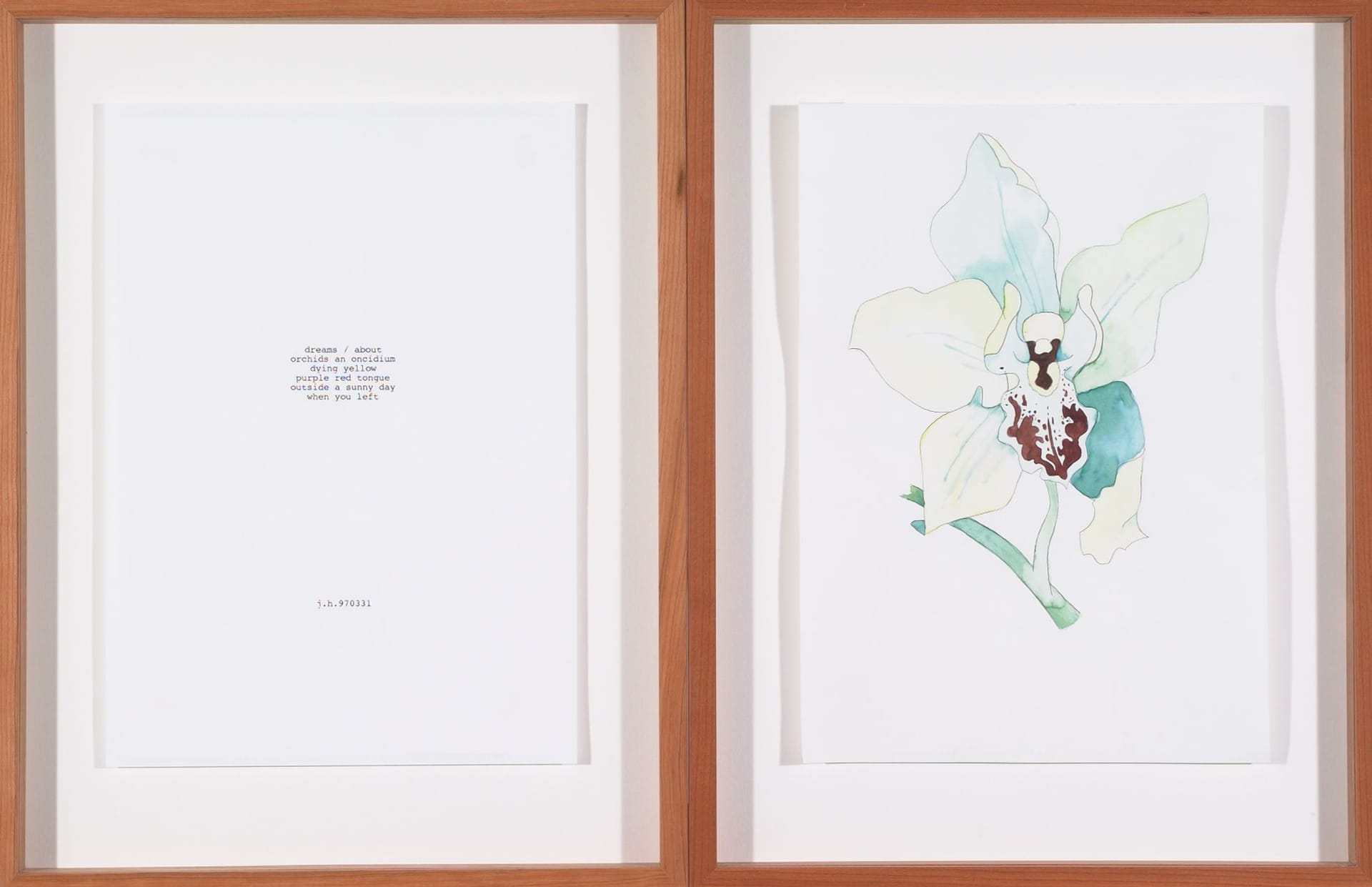 Verk: Jan Hietala, ur Letters That I Sent to Peter and Then Took Back Again, 1997
