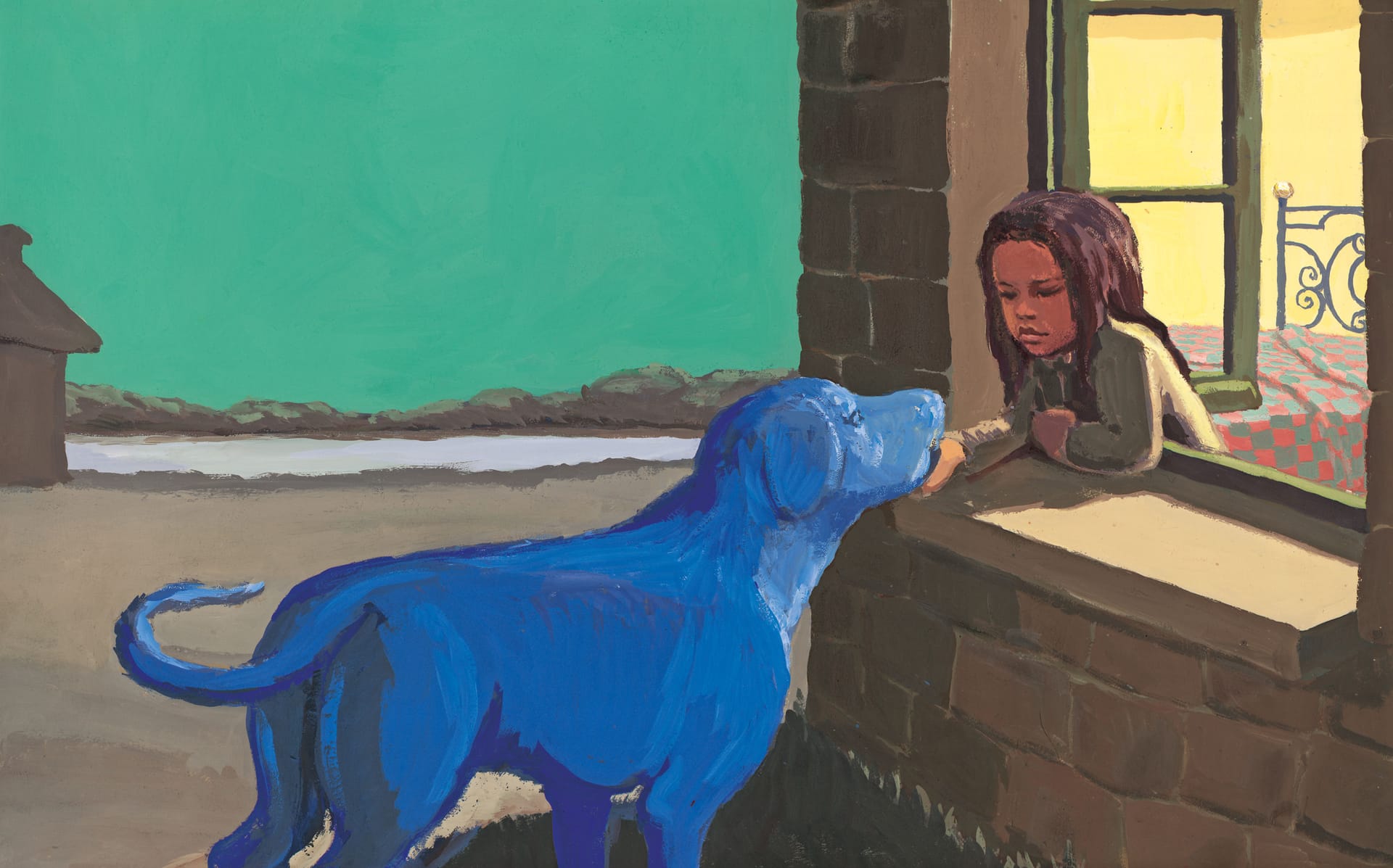 Konstverk: Nadja, ur Chien Bleu, 1989