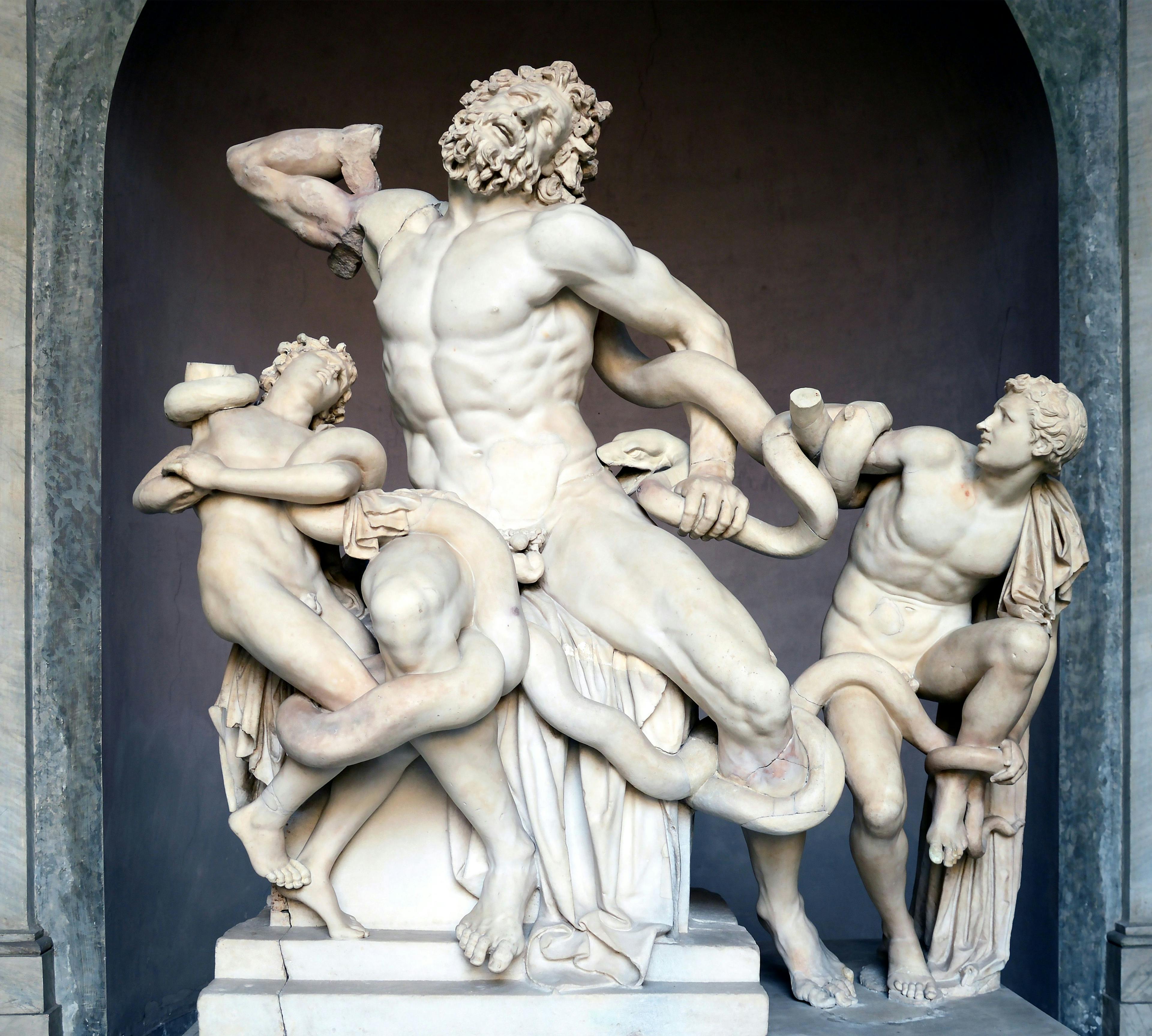 the marble sculpture The Laocoön Group