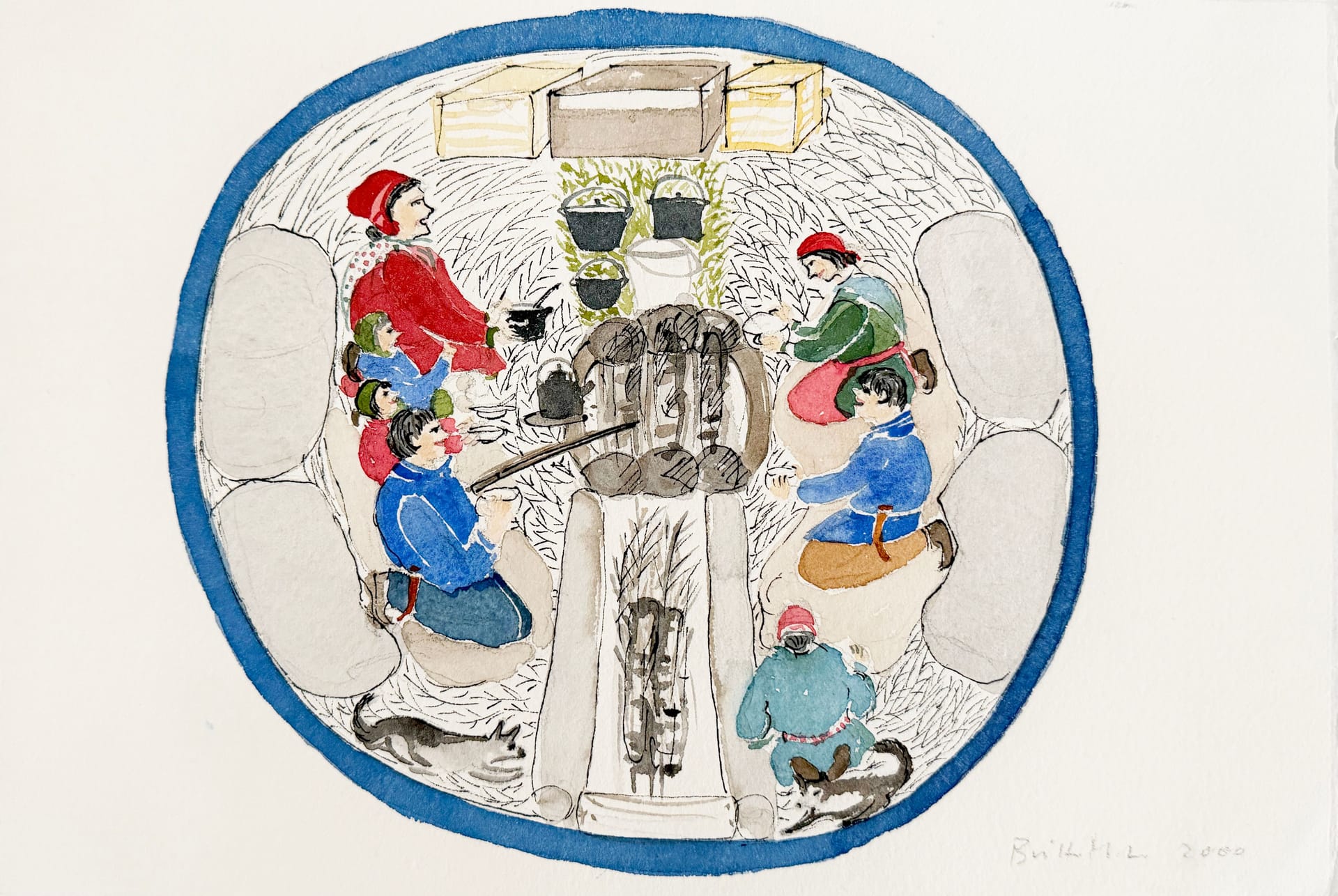 Verk: Britta Marakatt-Labba, Utan titel, 2000