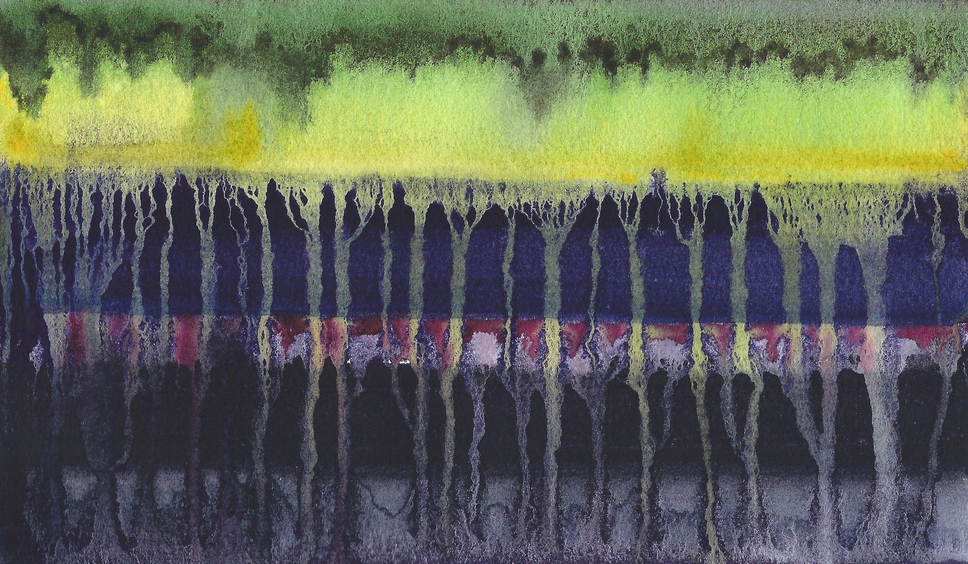 Art work called The Forest at Night by Alexandra Walsh