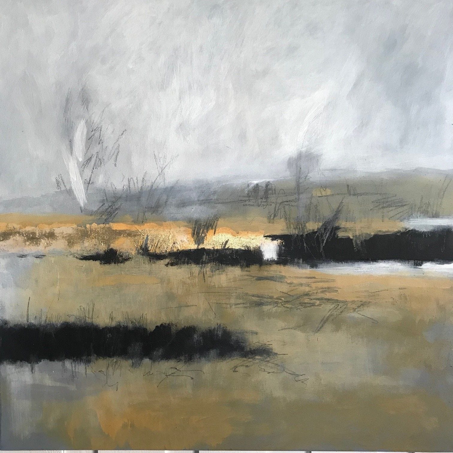 Elisabeth Rosenlund, Golden landscape, 2022