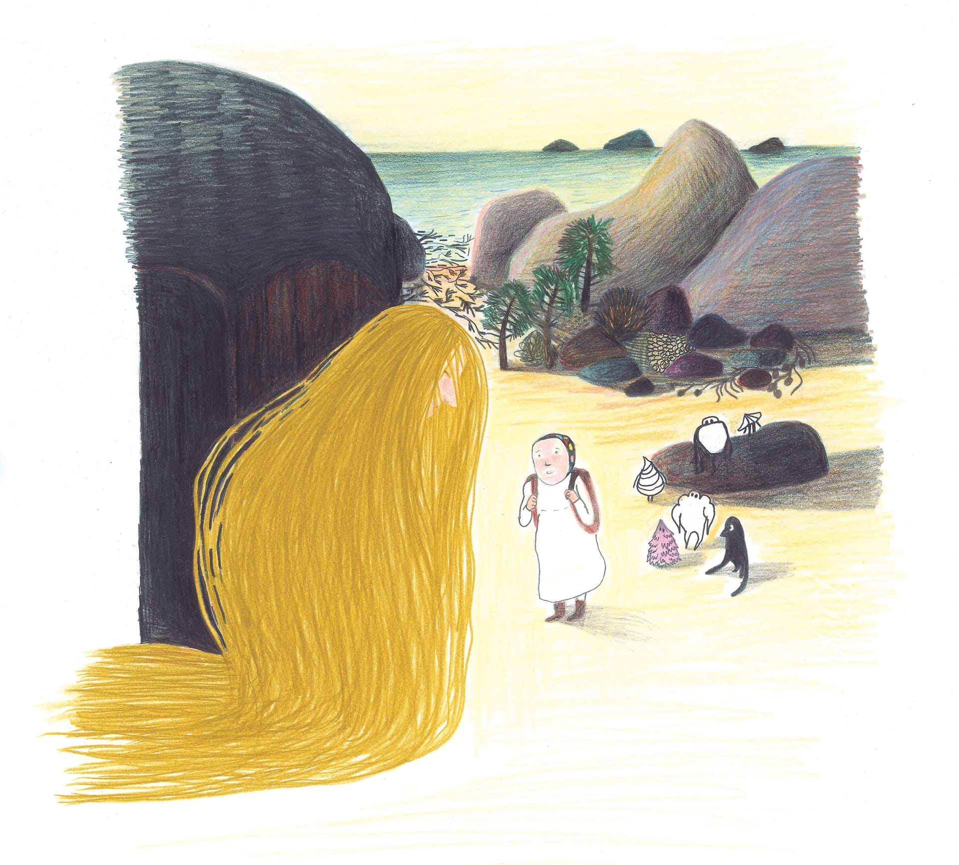 Verk: Kitty Crowther, ur Mère Méduse, 2014