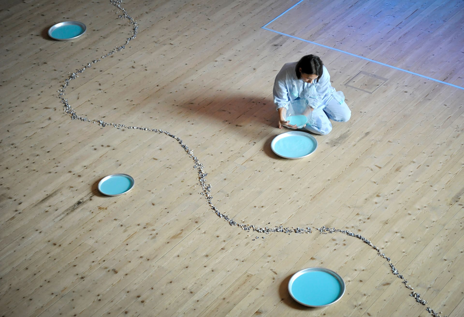 From a performance with artist Anastasia Savinova at the museum in 2023