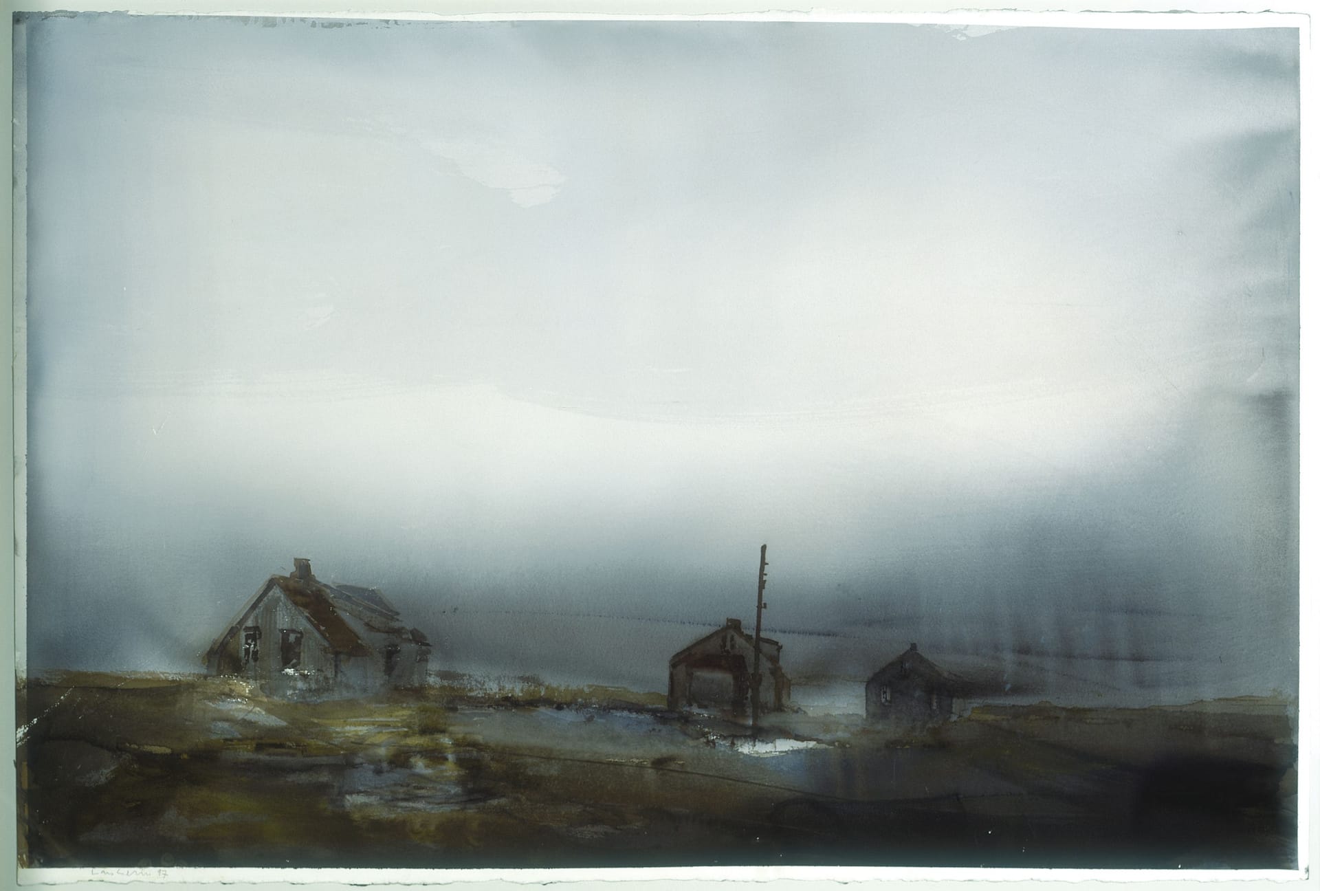 Artwork: Lars Lerin, Fog, 1997