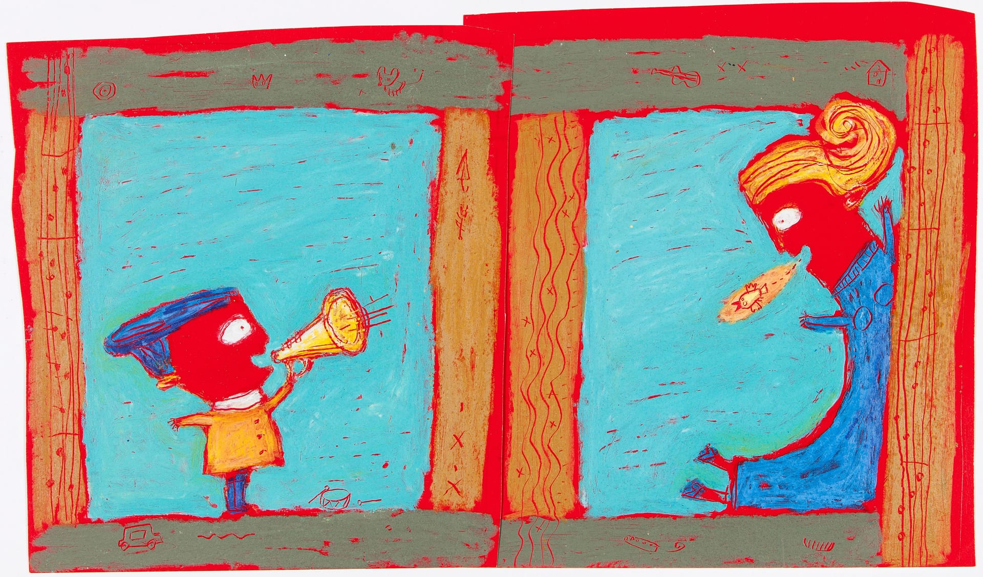 Artwork: Marisol (Isol) Misenta, from the book Tic Tac, 2002