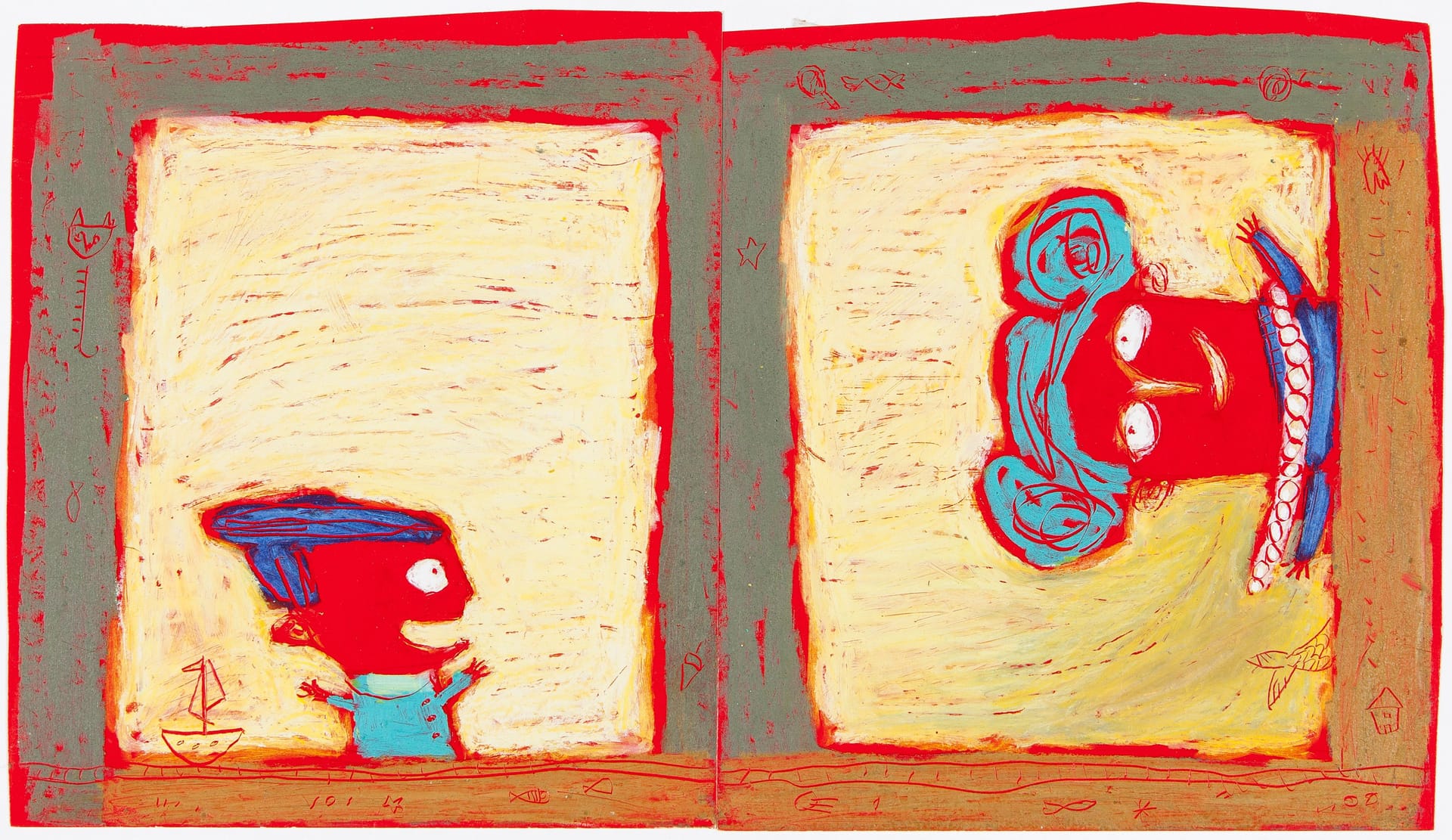Art work: Marisol (Isol) Misenta, from the book Tic Tac, 2002