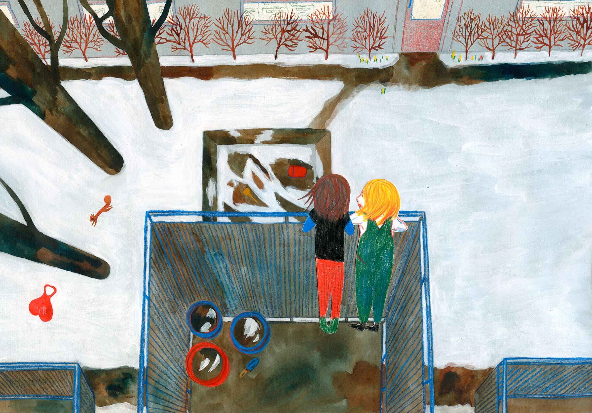 Konstverk: Joanna Hellgren, Mormors sjal, 2012