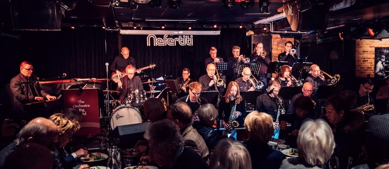 The Orchestra Big Band under konsert på Nefertiti
