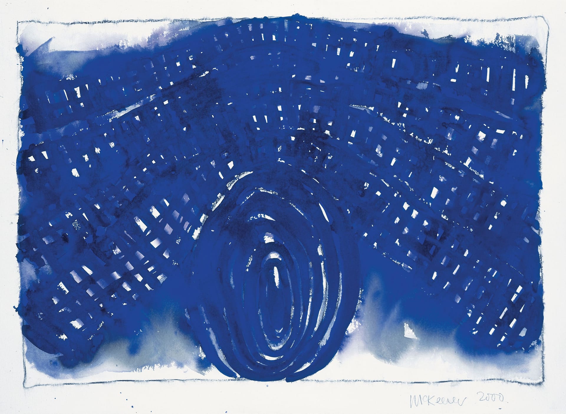 Konstverk: Ian McKeever, Emanations, No 18, 2000