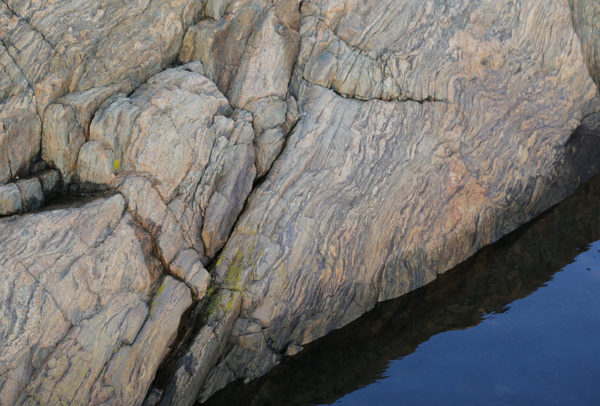 Cliff and water